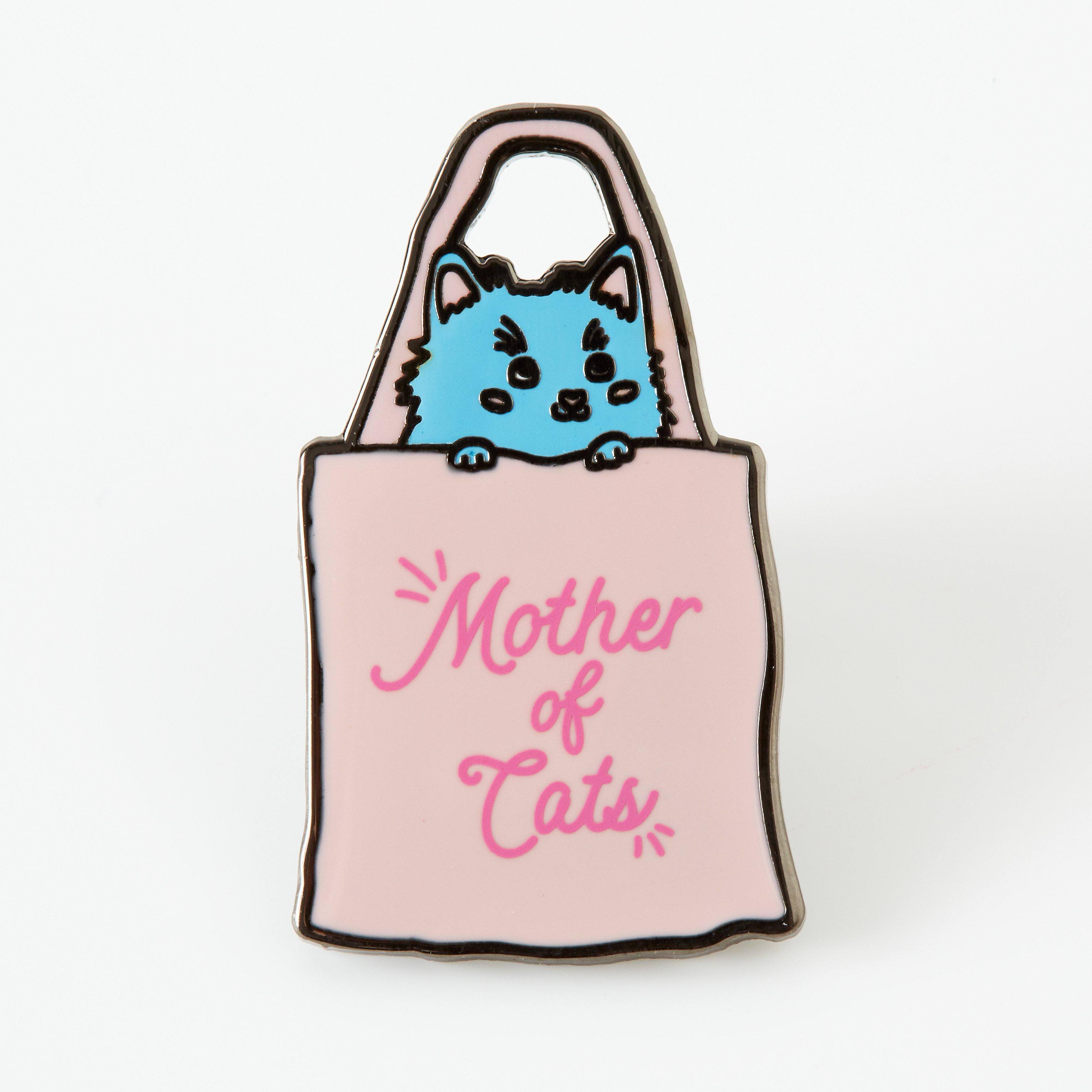 Mother of Cats Enamel Pin - Image 2