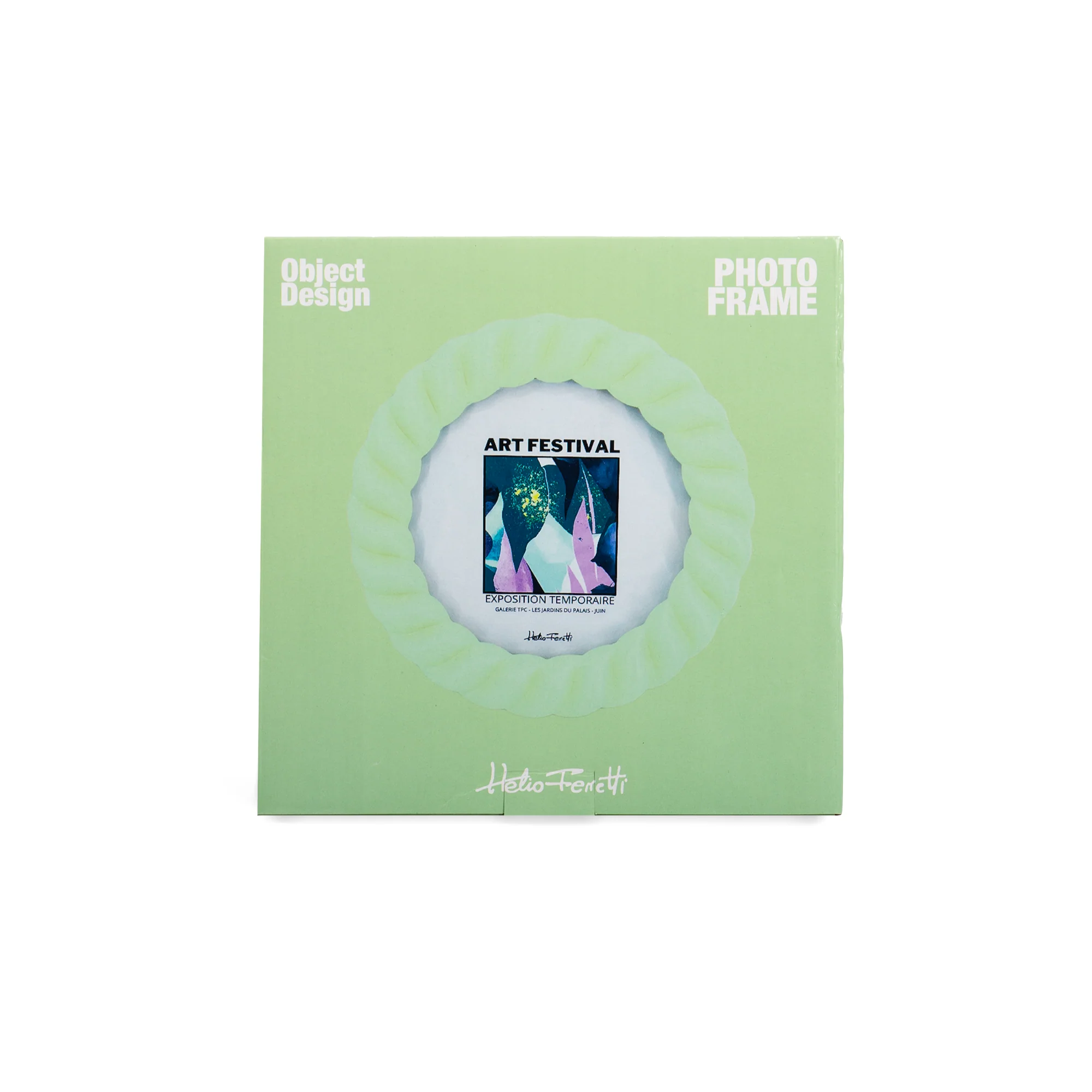 Oval Braid Photo Frame - Cream - Image 3