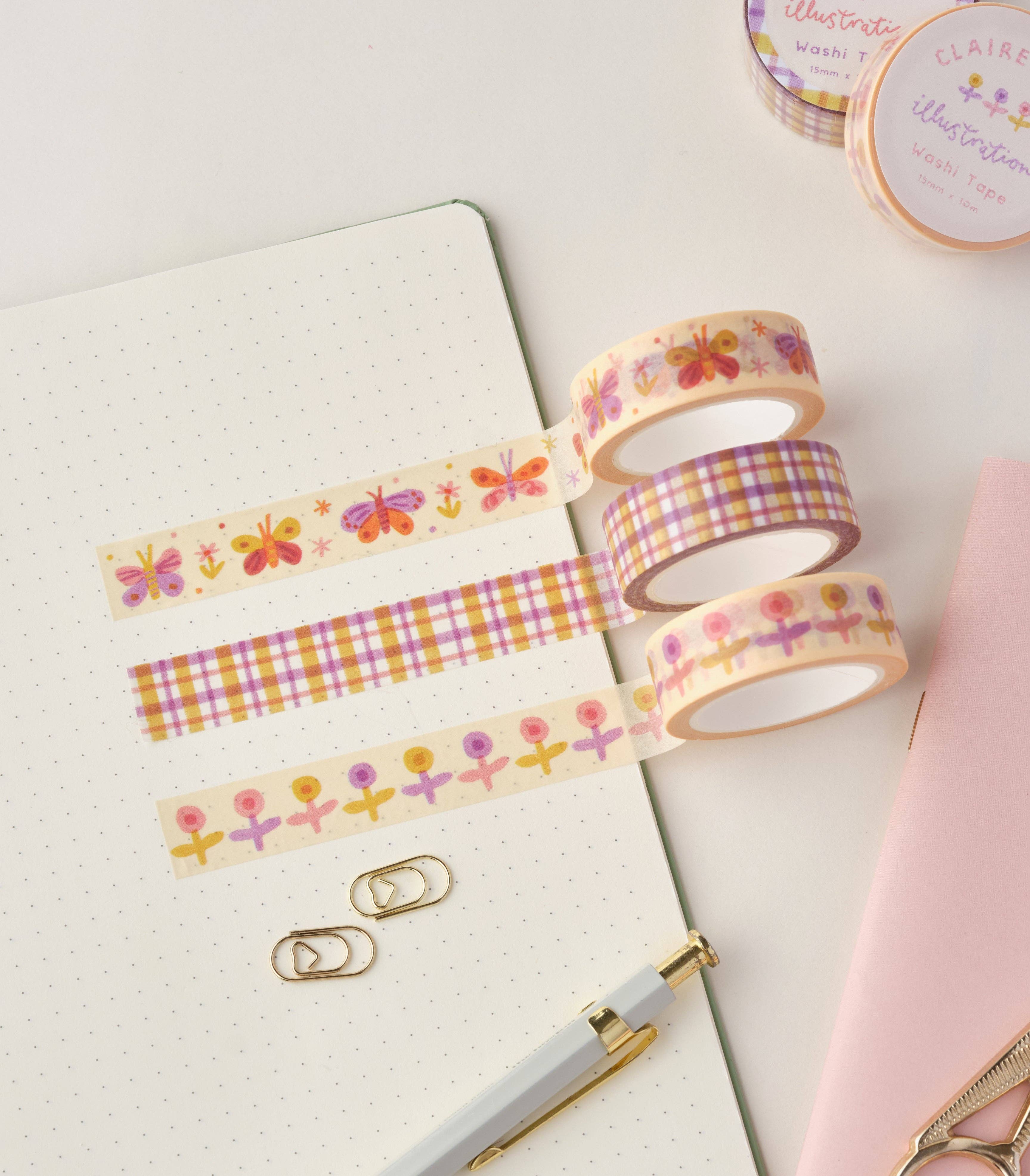 Pastel Gingham Washi Tape - Image 4