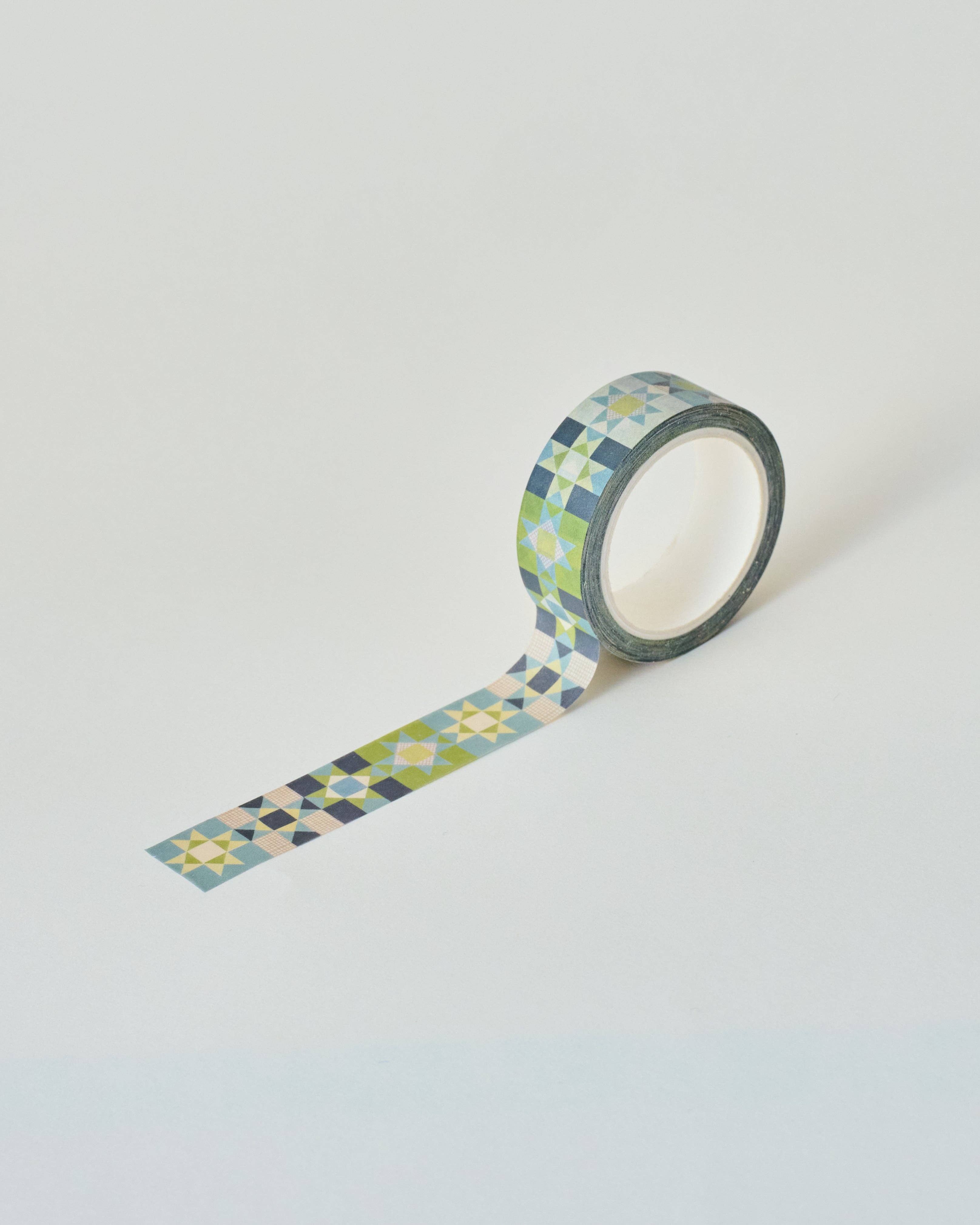 Patchwork Star Washi Tape - Blue - Image 2