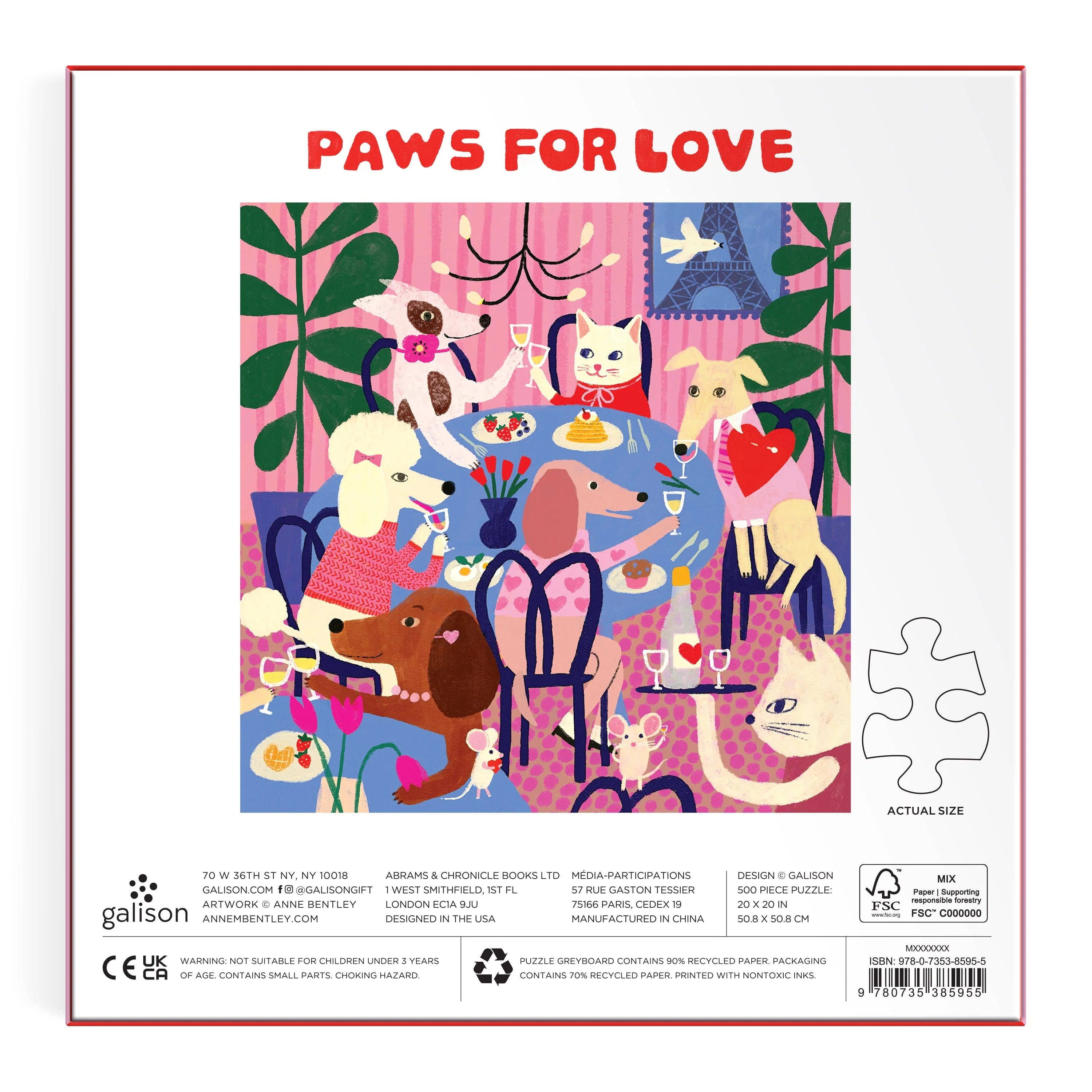 Paws For Love 500 Piece Puzzle - Image 4