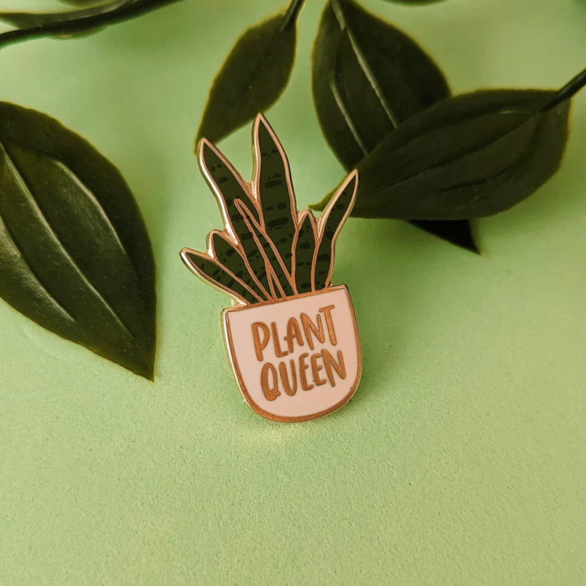 Plant Queen Enamel Pin - Image 2