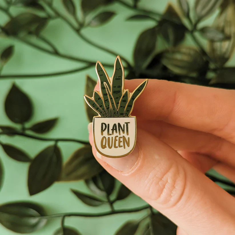 Plant Queen Enamel Pin - Image 3
