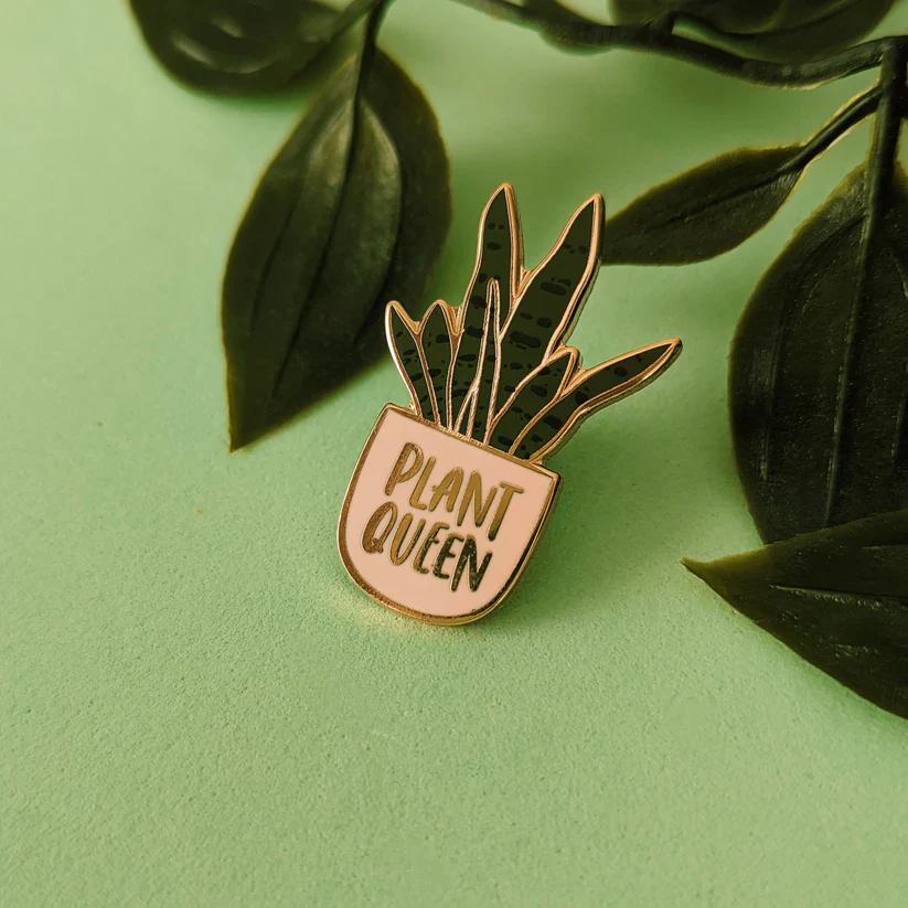Plant Queen Enamel Pin - Image 4