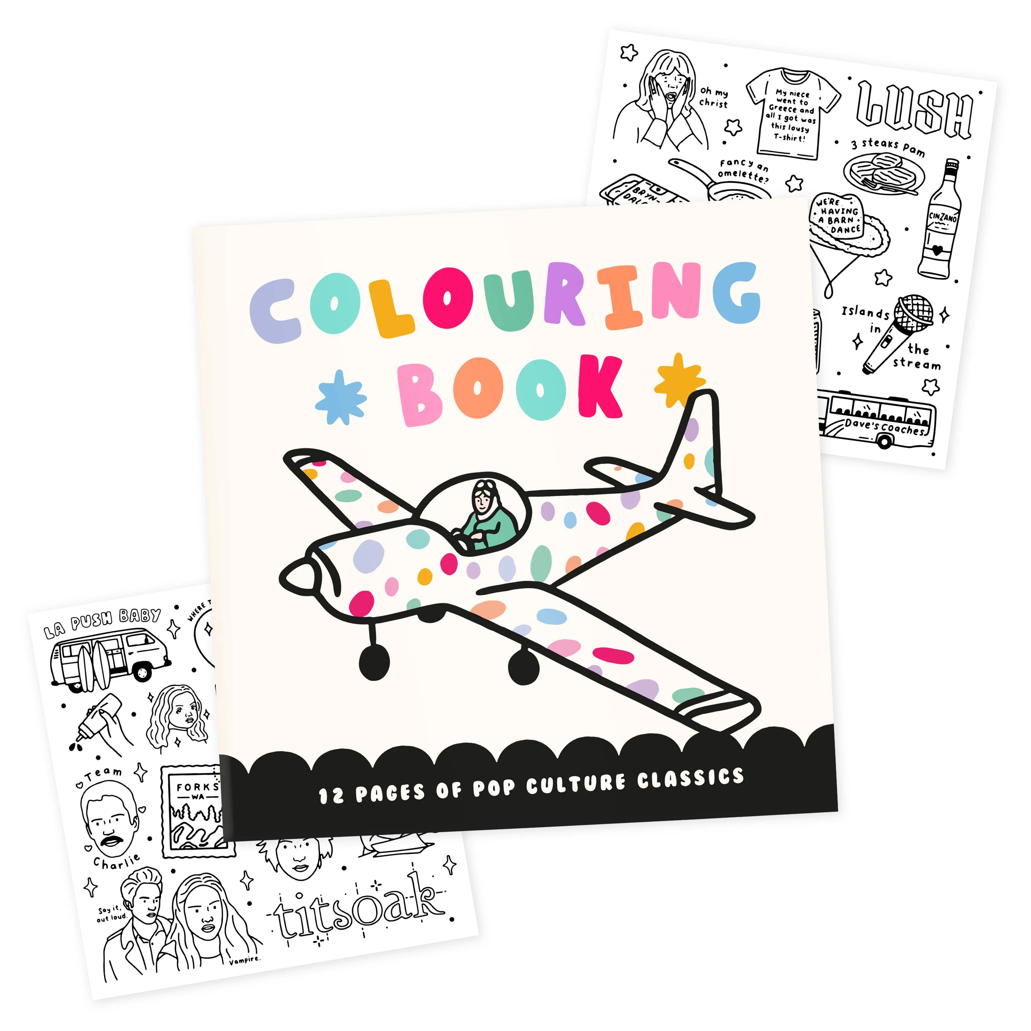 Pop Culture Classic Colouring Book - Image 2