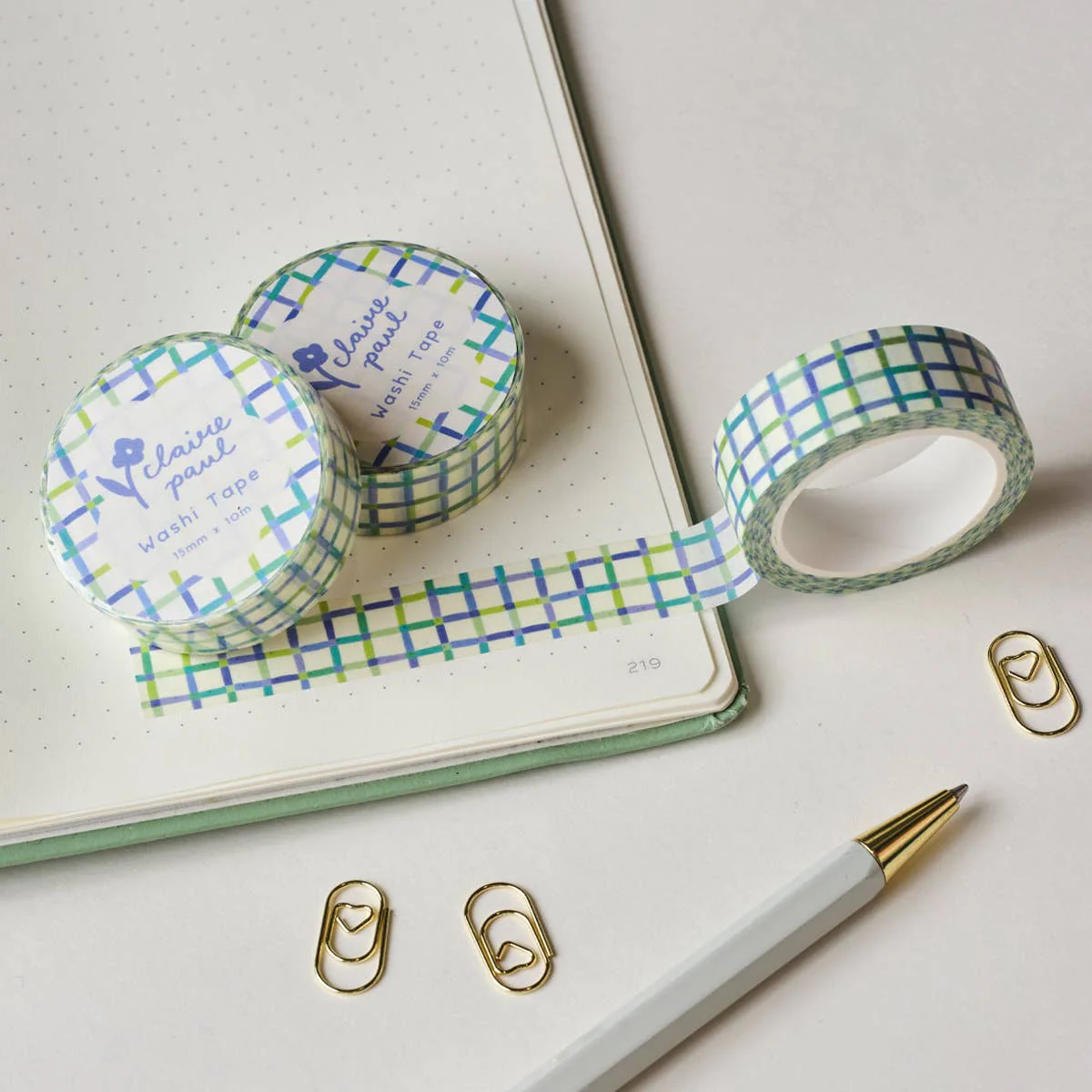 Quilted Grid Washi Tape - Image 2