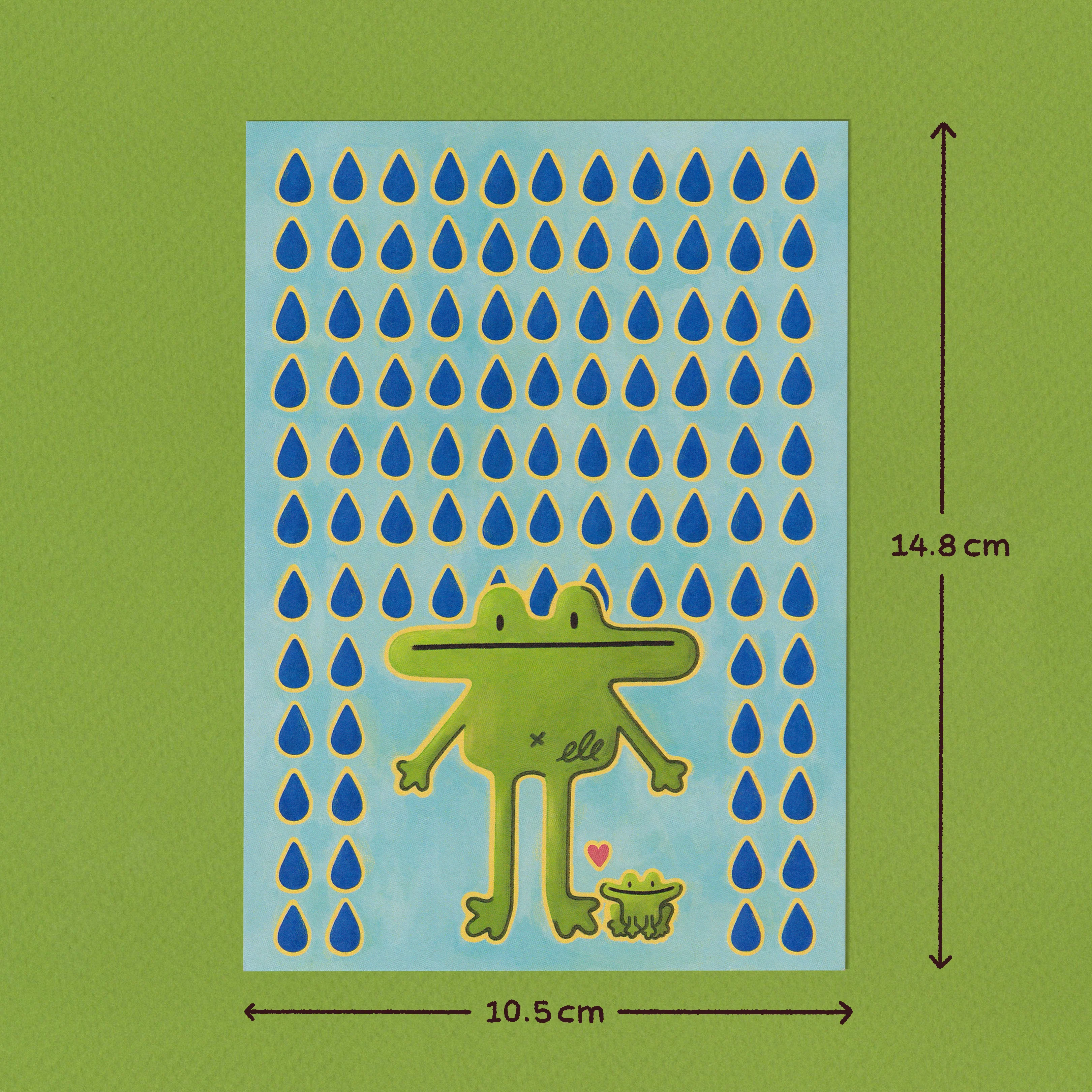 Rain Frog Postcard - Image 3