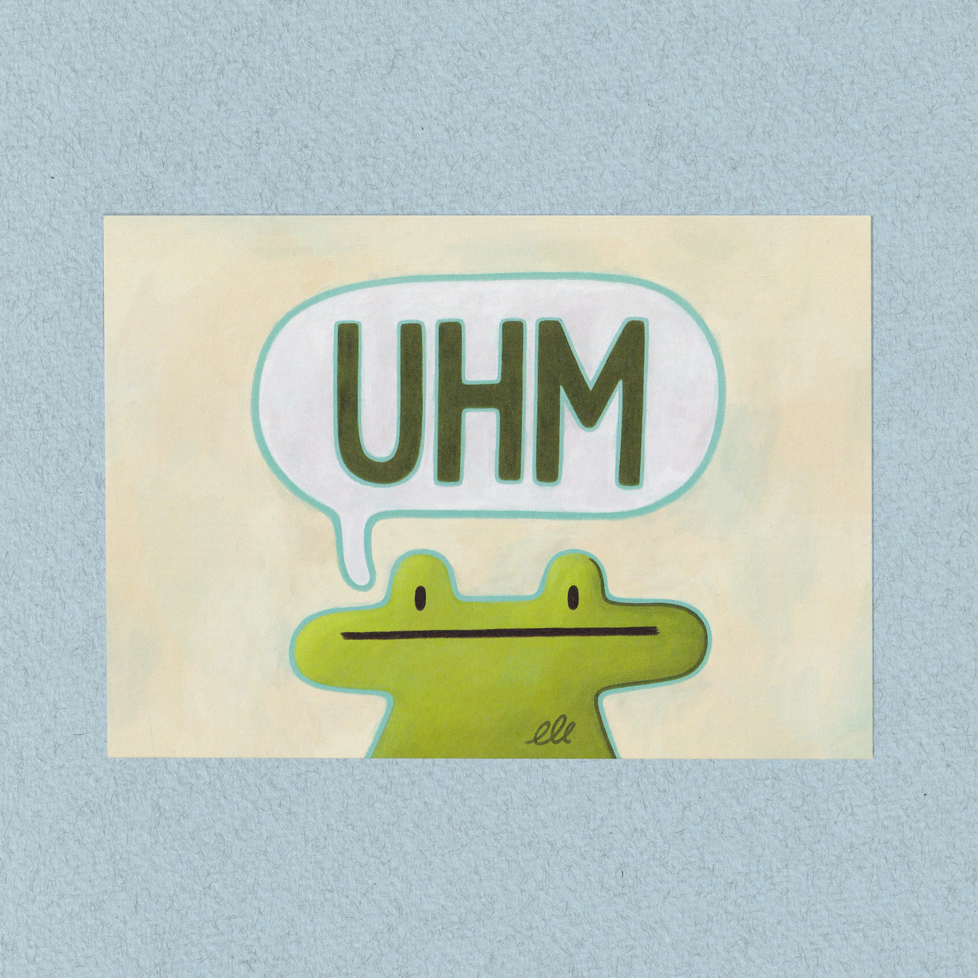 UHM Frog Postcard