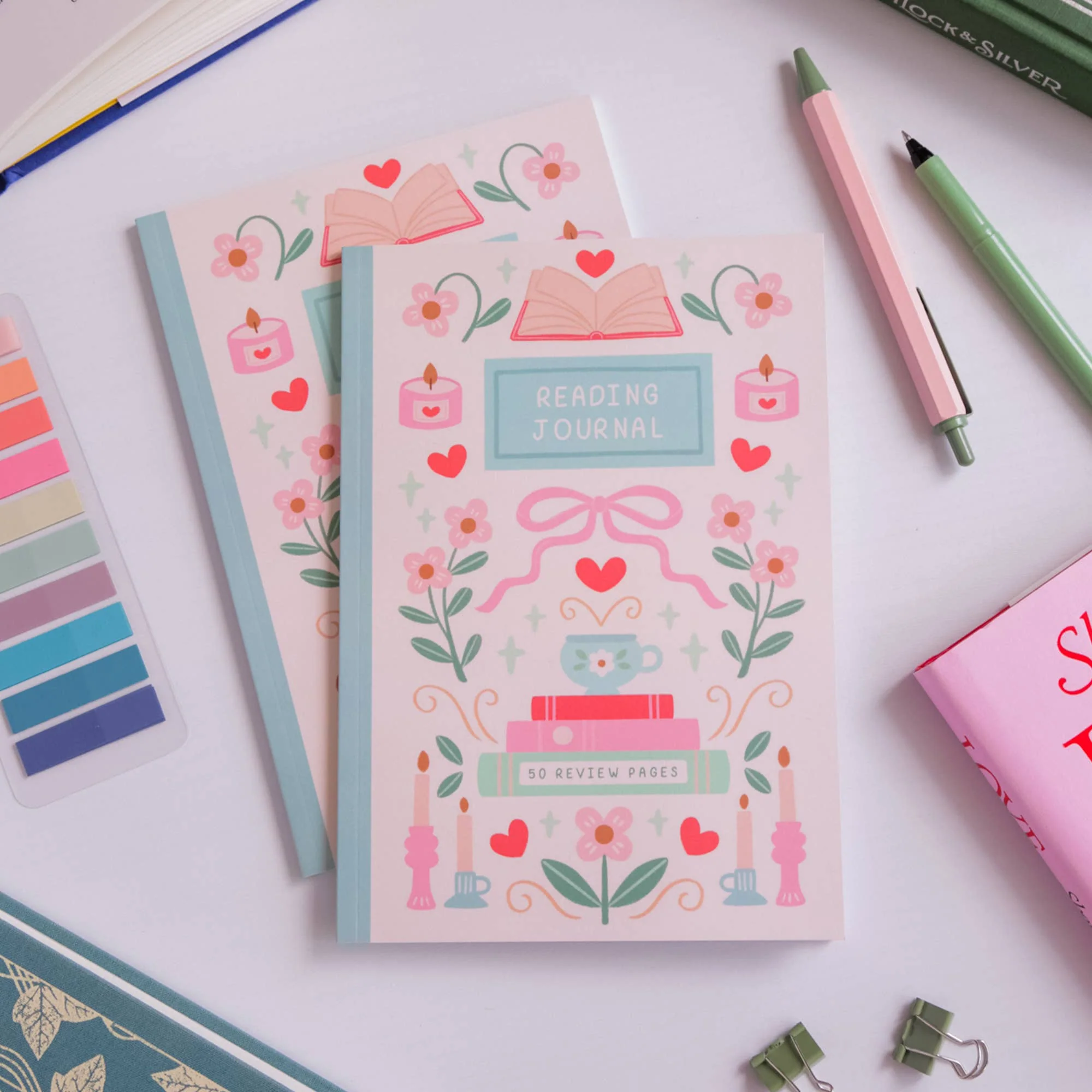 Reading Journal – 50 Page Book Review Notebook - Image 11
