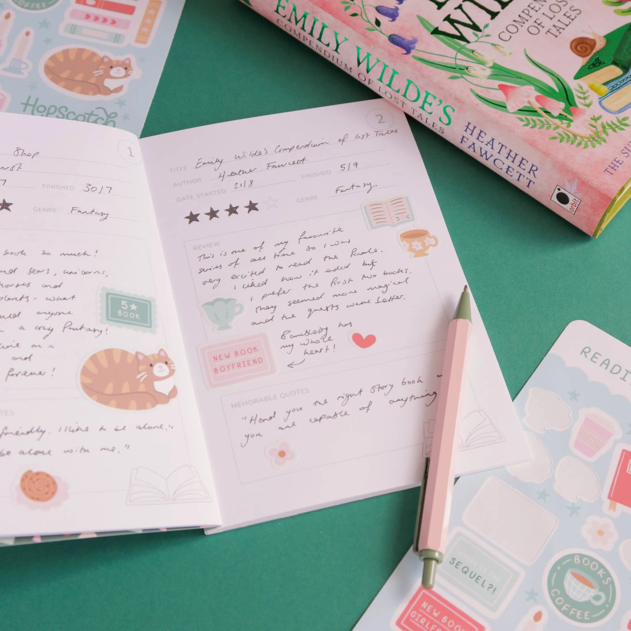 Reading Journal – 50 Page Book Review Notebook - Image 3