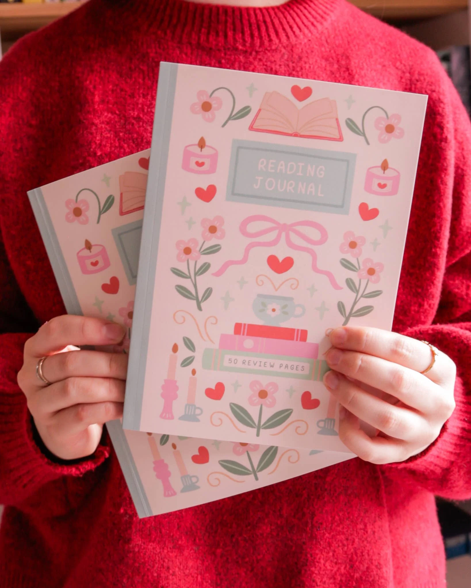 Reading Journal – 50 Page Book Review Notebook - Image 5