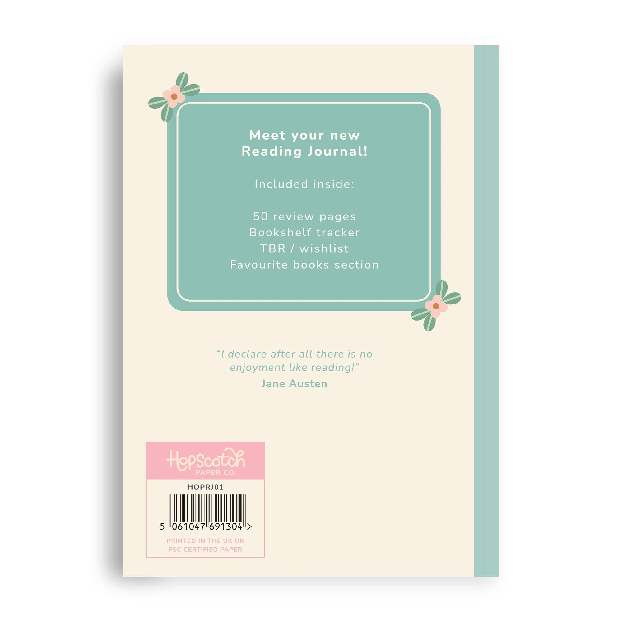 Reading Journal – 50 Page Book Review Notebook - Image 7