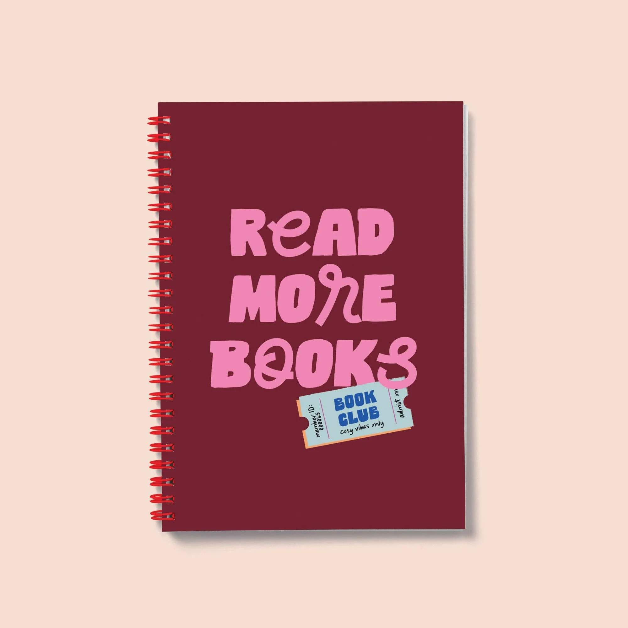 Reading Journal A5 | Hardback | More Books - Image 2