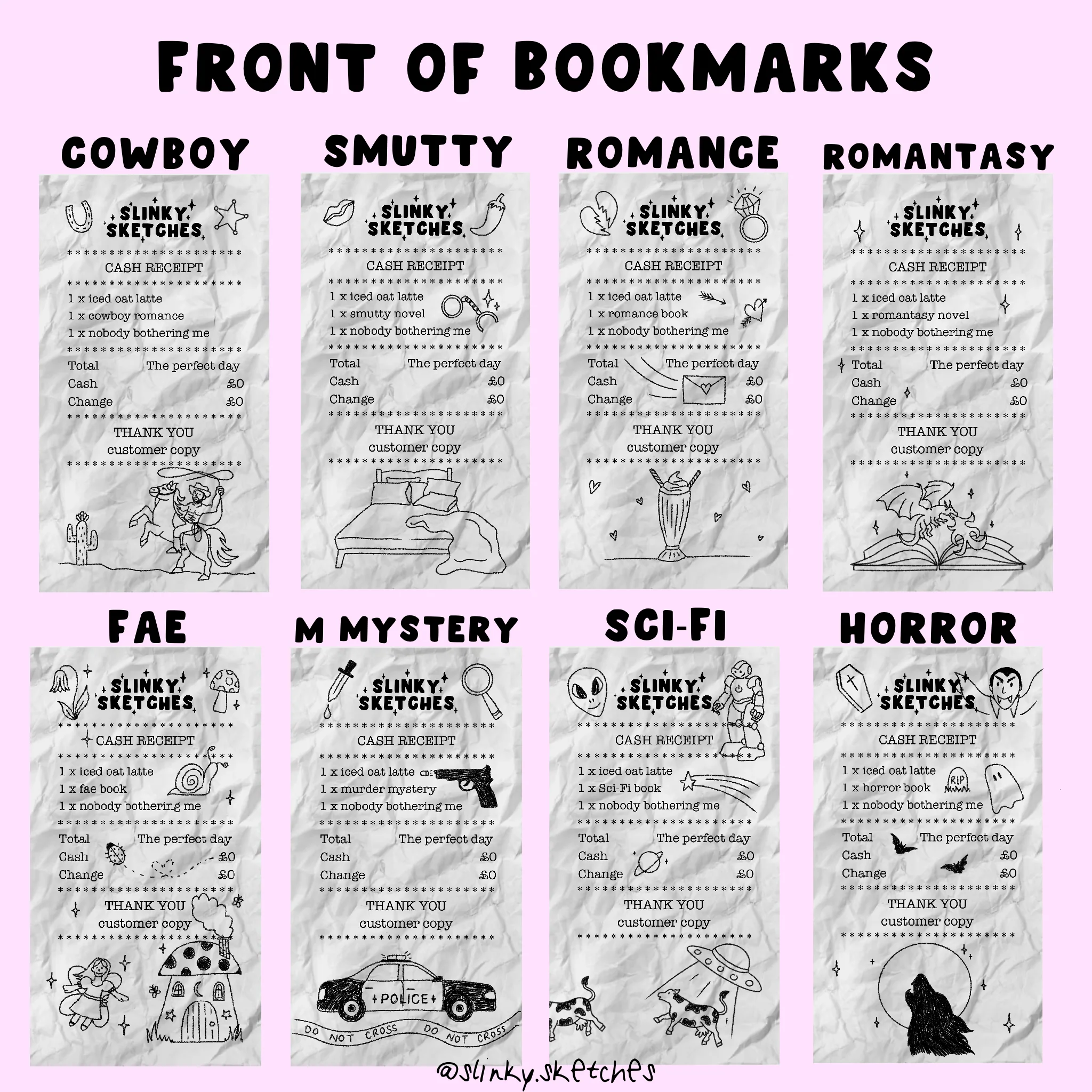 Receipt Genre Bookmark / Junk Bookmark - Image 11