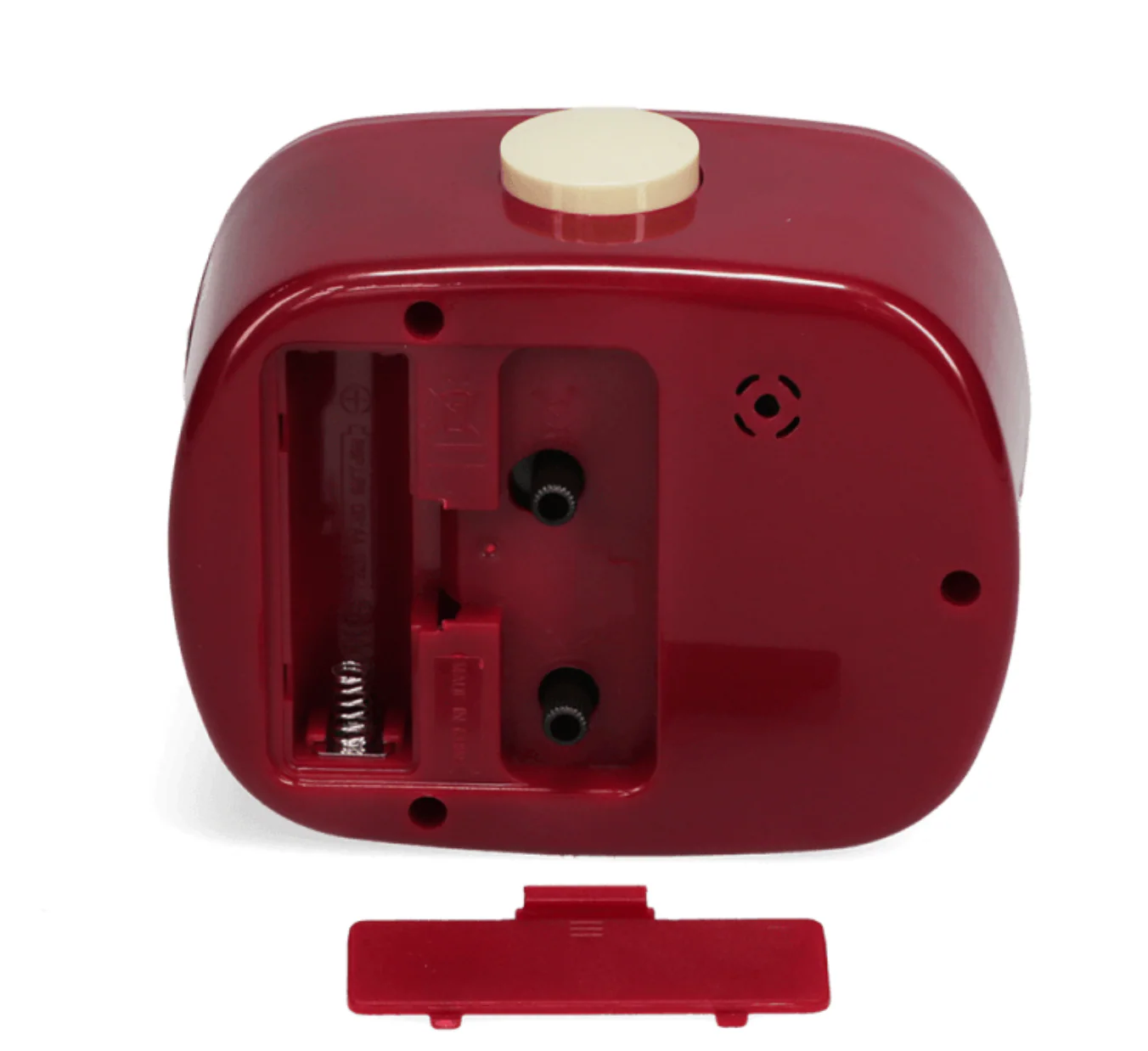 Retro Alarm Clock - Red - Image 2