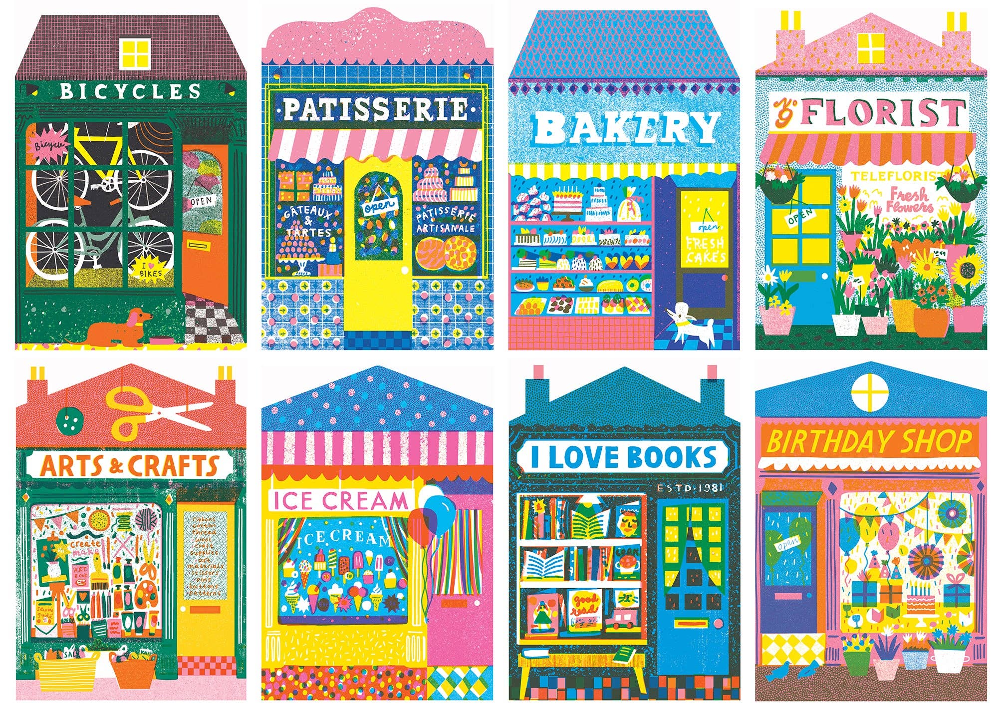 Shops - 1,000 Piece Jigsaw Puzzle - Image 2
