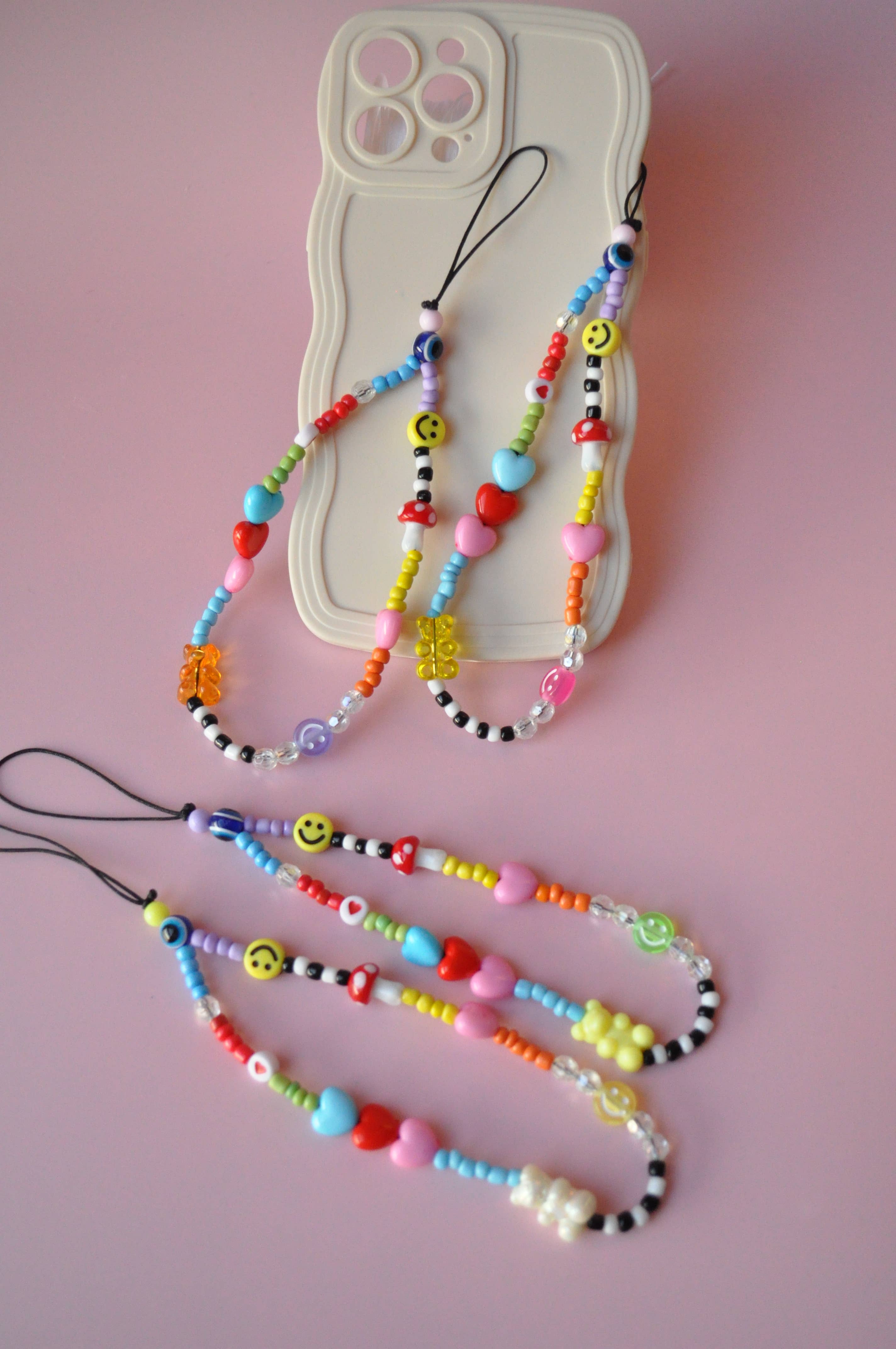 Shroom Beaded Phone Charm | Bag Charm - Image 4