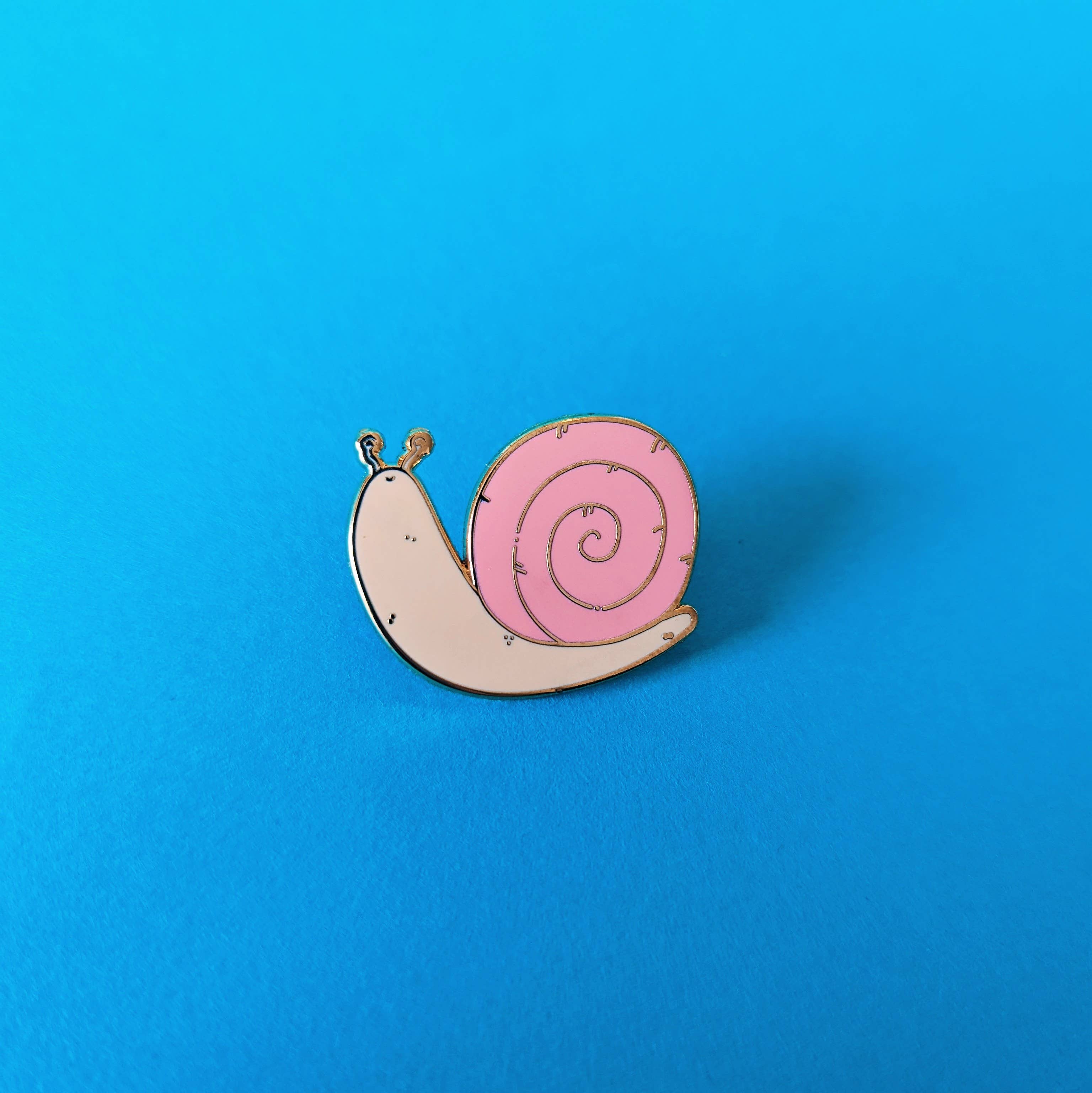Snail Kawaii Enamel Pin - Image 2