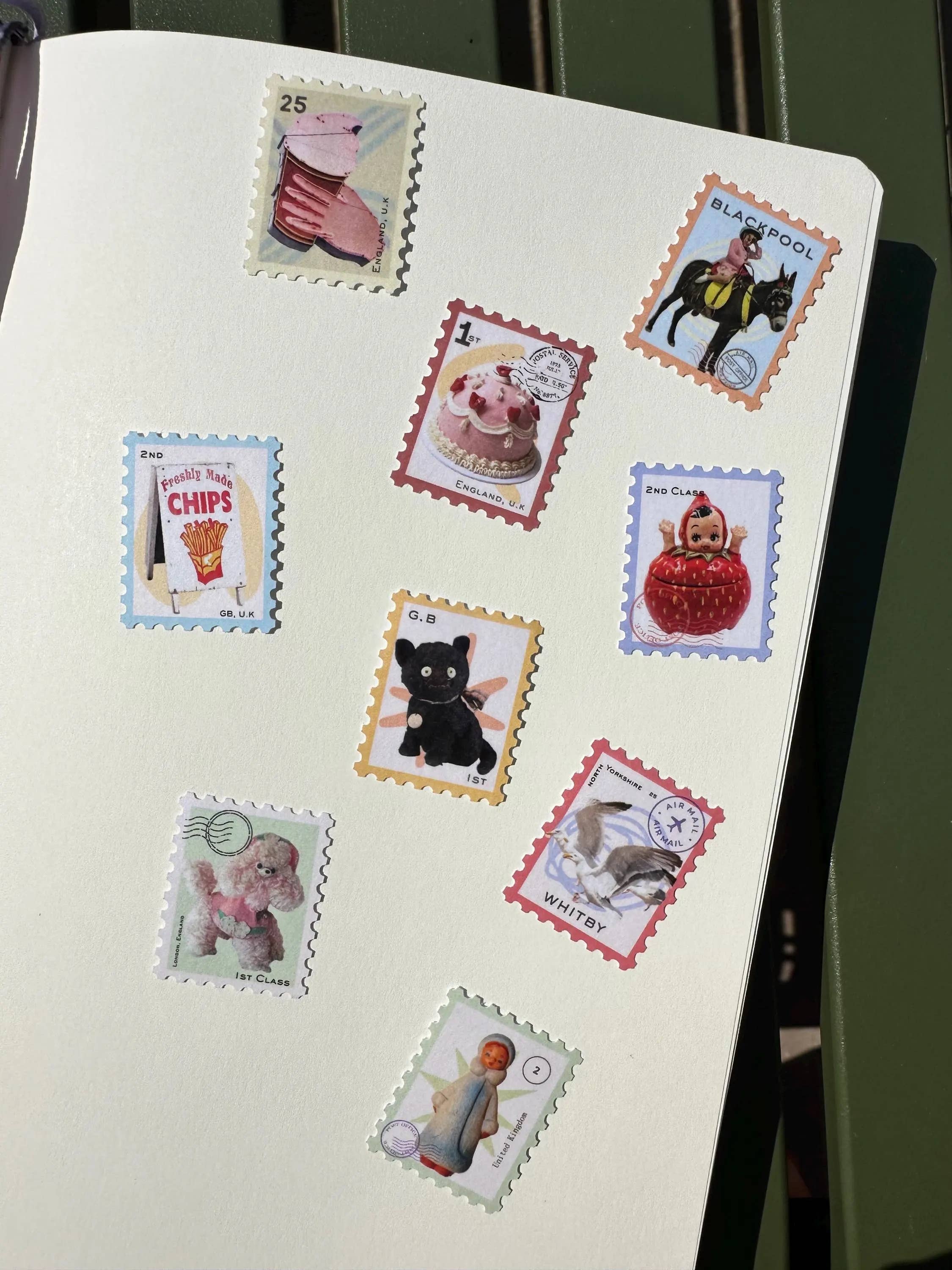 Stamps Washi Flake Stickers - Image 2