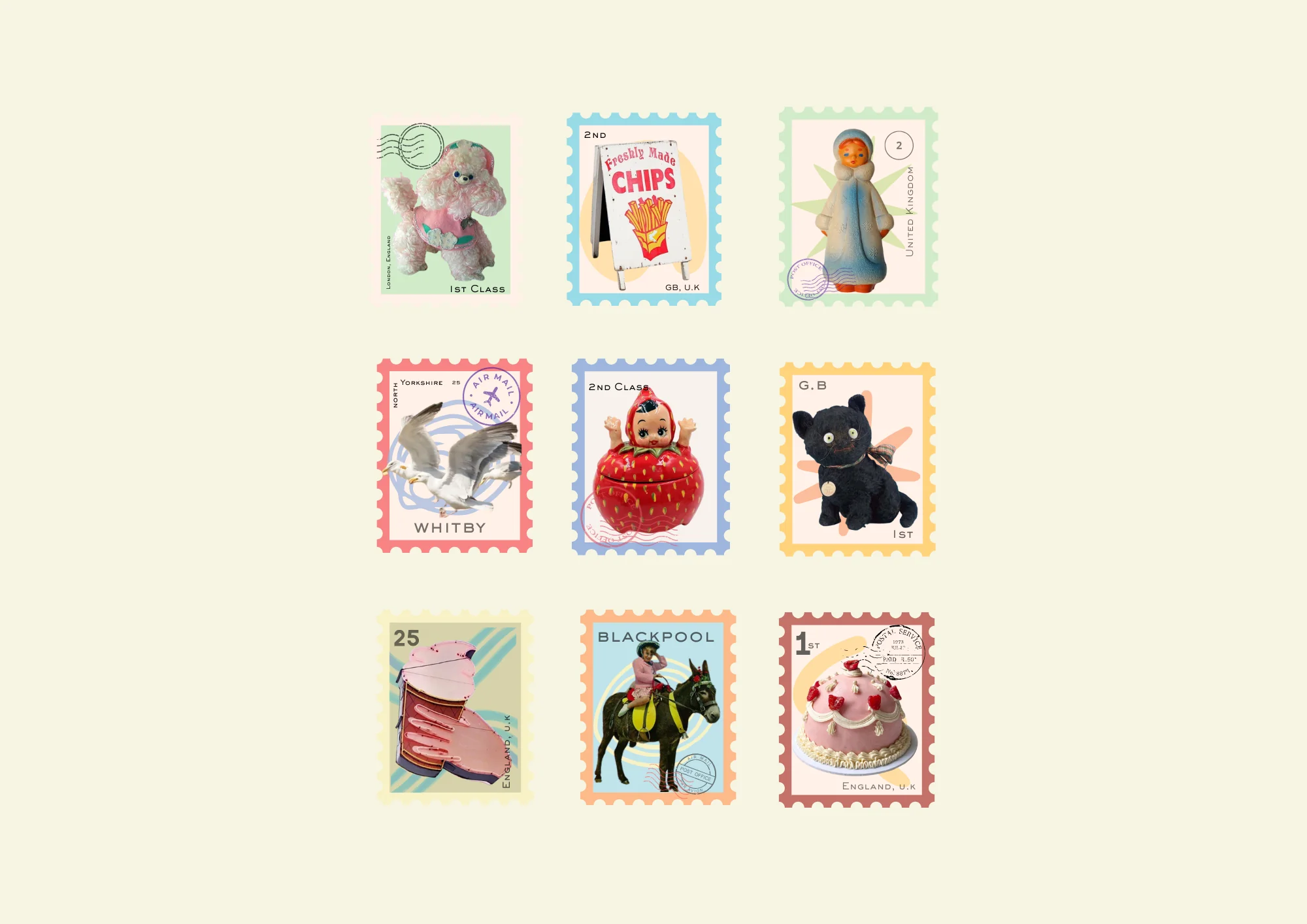 Stamps Washi Flake Stickers - Image 4