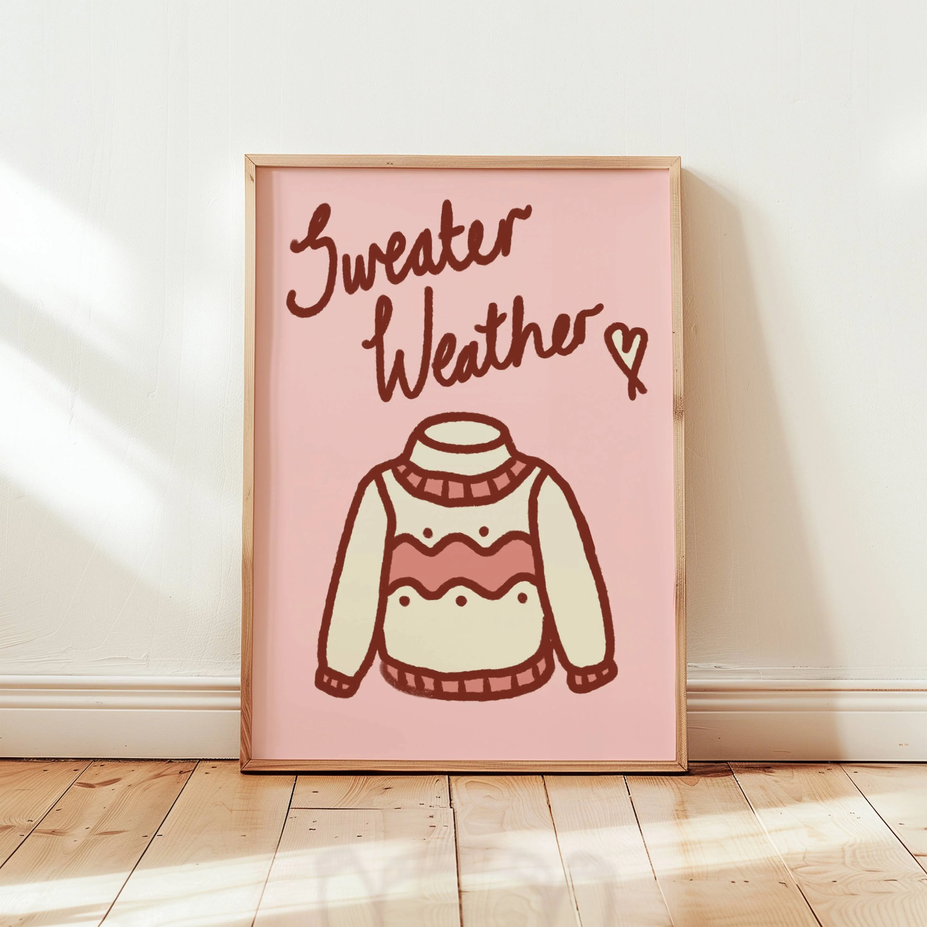 Sweater Weather Art Print