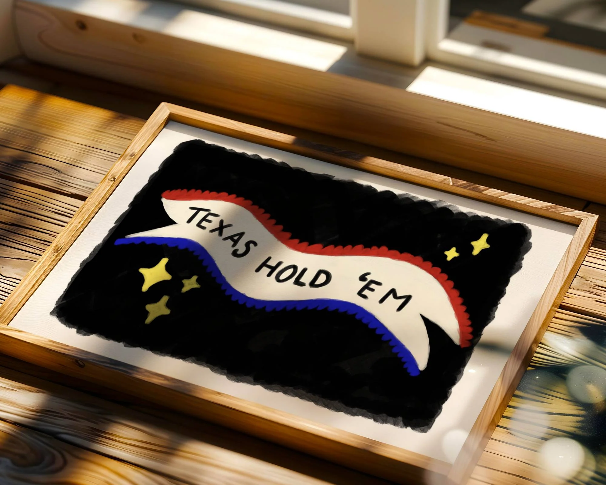 Texas Hold Em Art Print