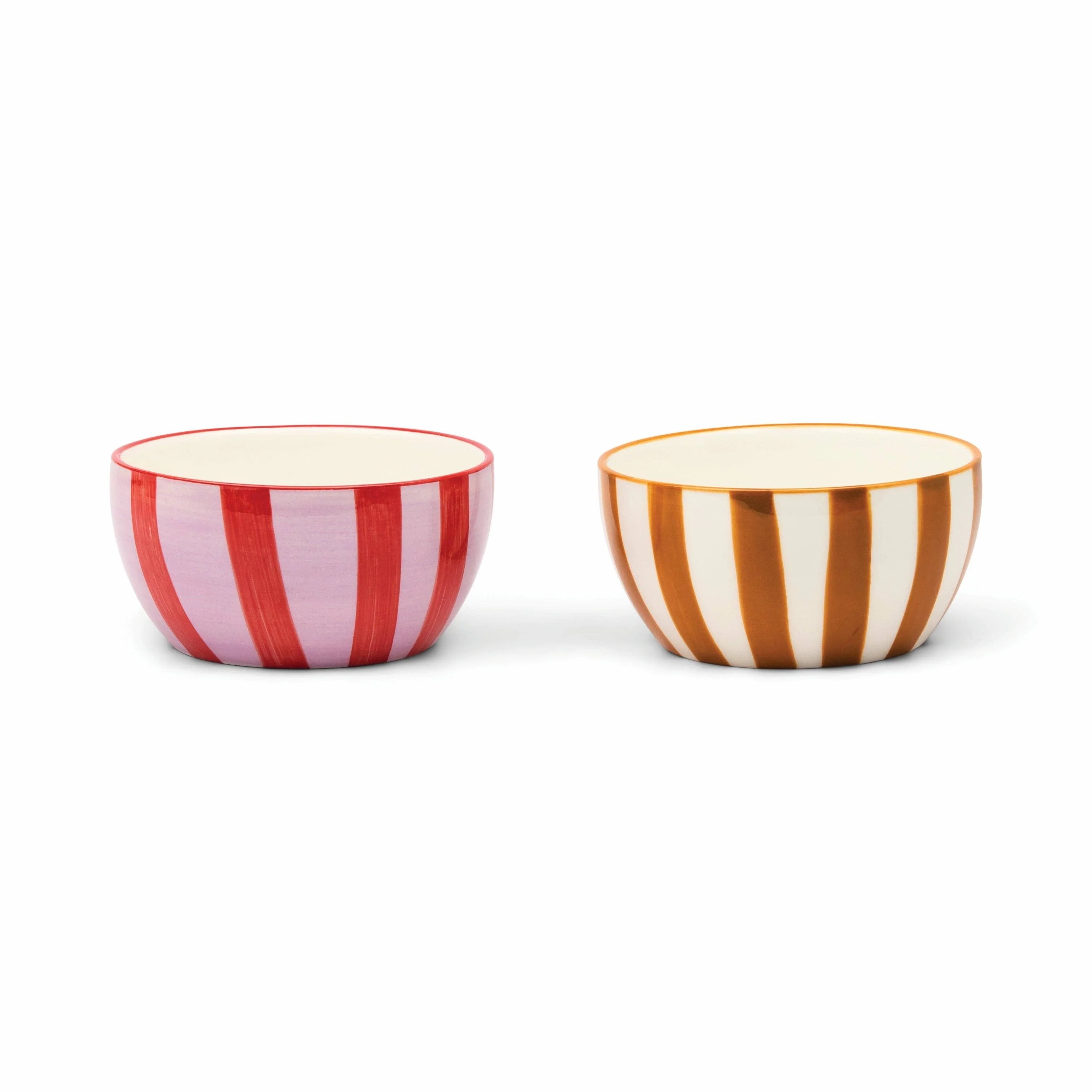 The Bella Dipping Bowls - Set of 2 - Ochre & Rust - Image 3