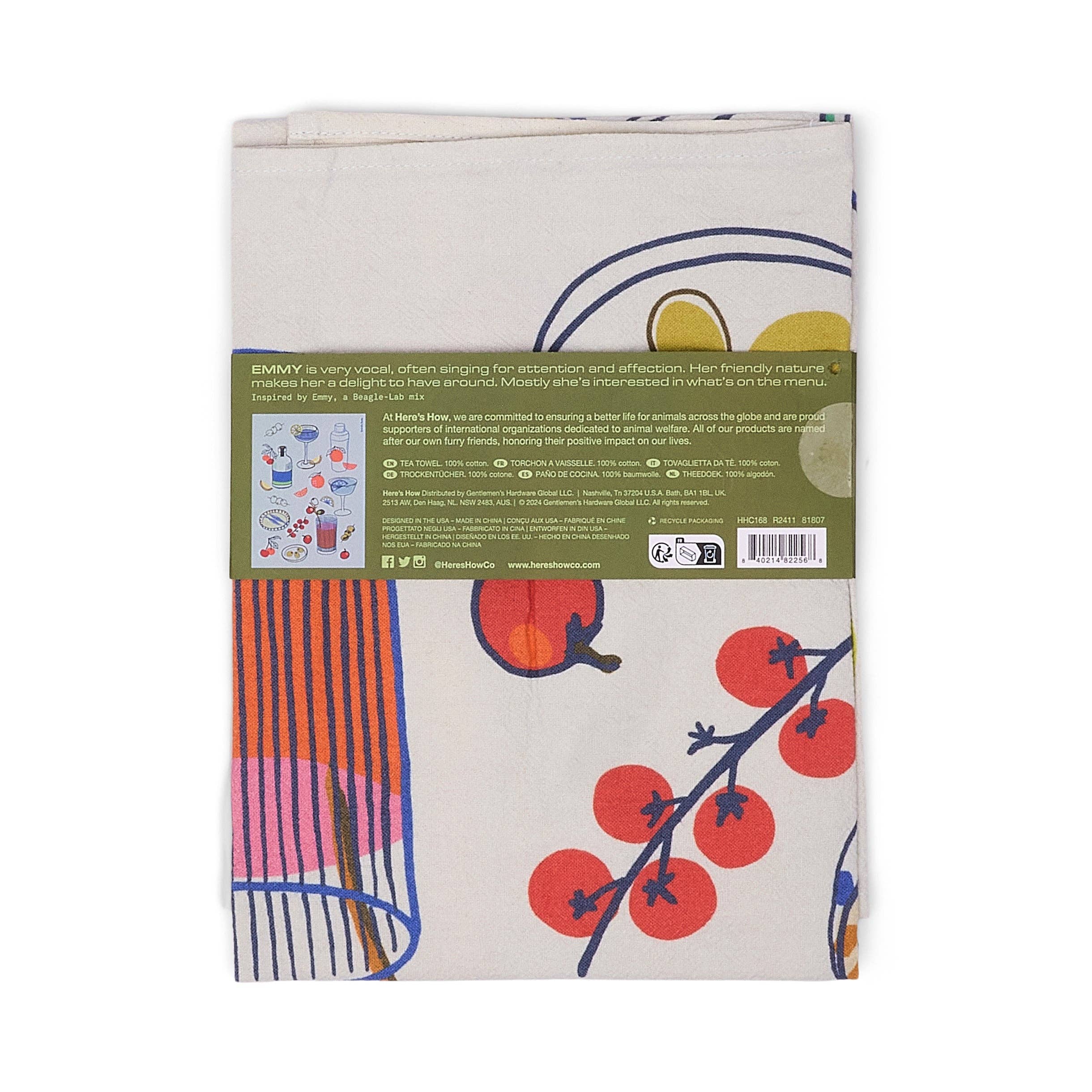 The Emmy Tea Towel - Cocktails - Image 2