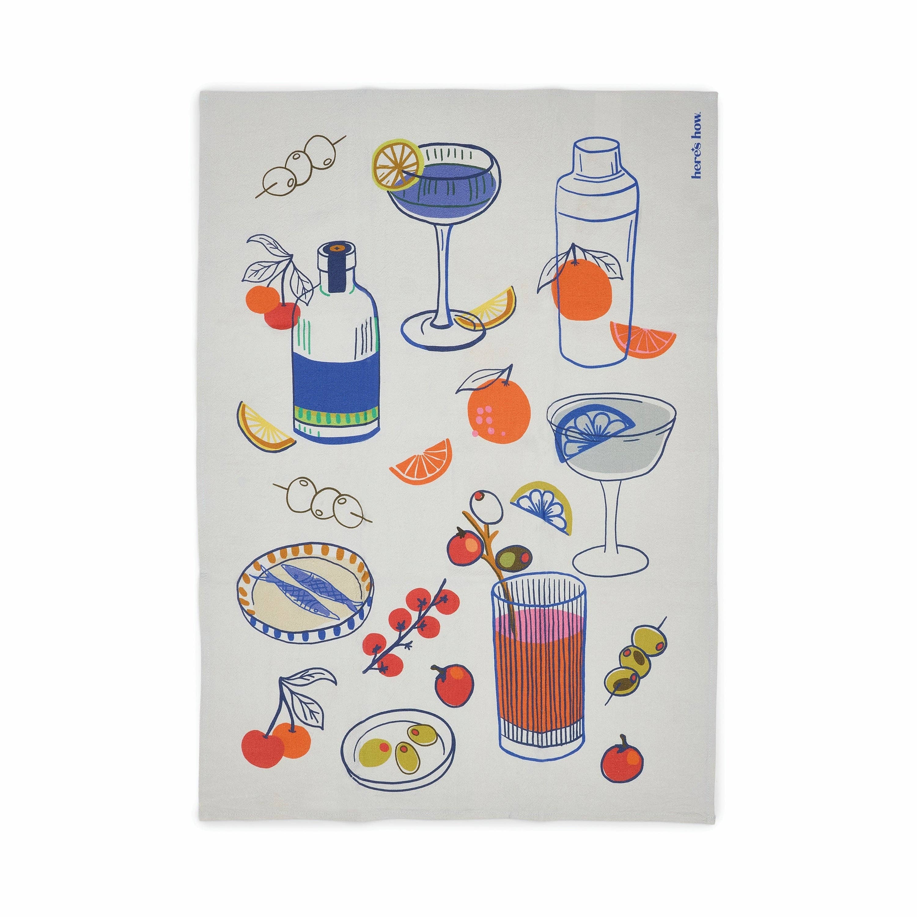 The Emmy Tea Towel - Cocktails - Image 3
