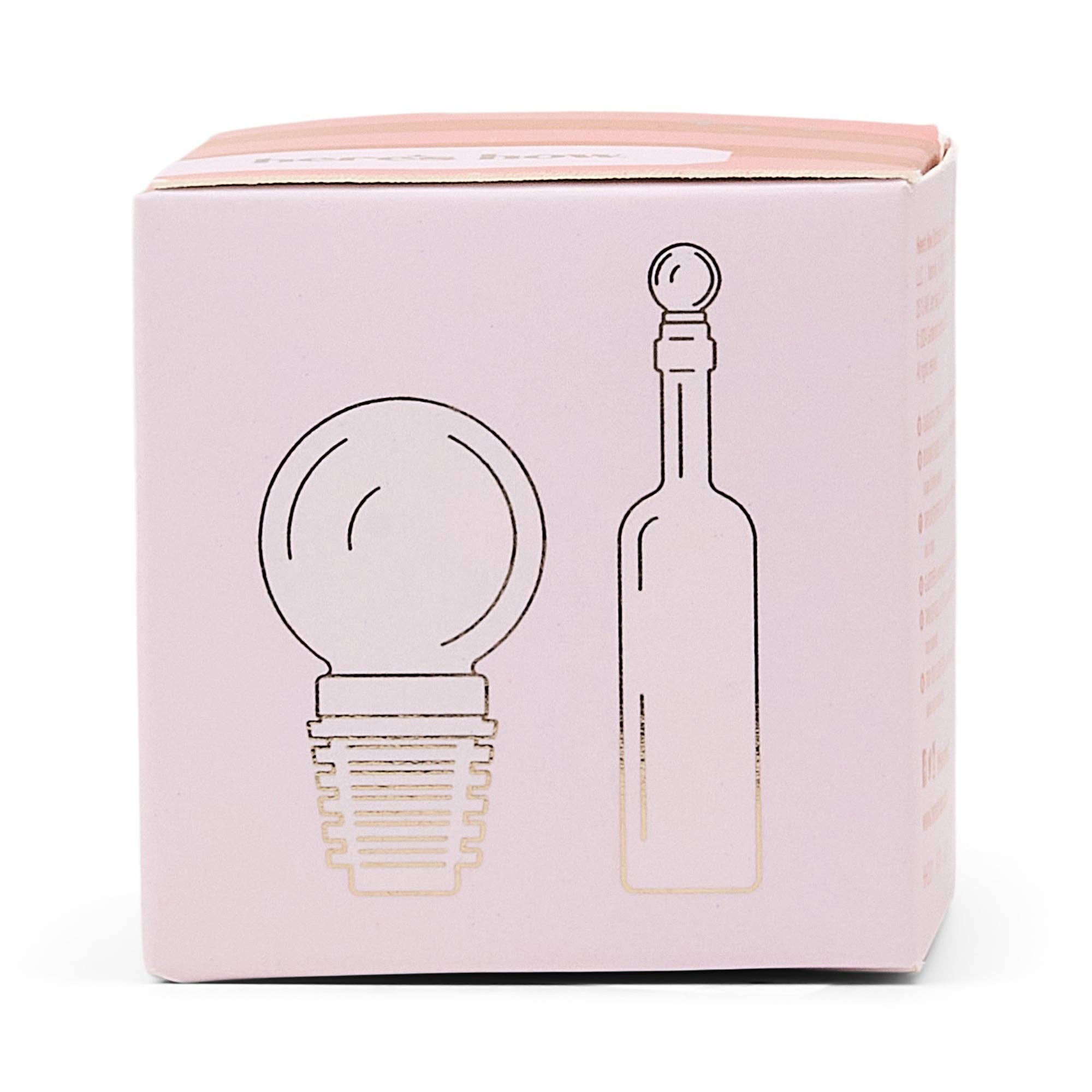 The Moony Glass Bottle Stopper - Blush - Image 4