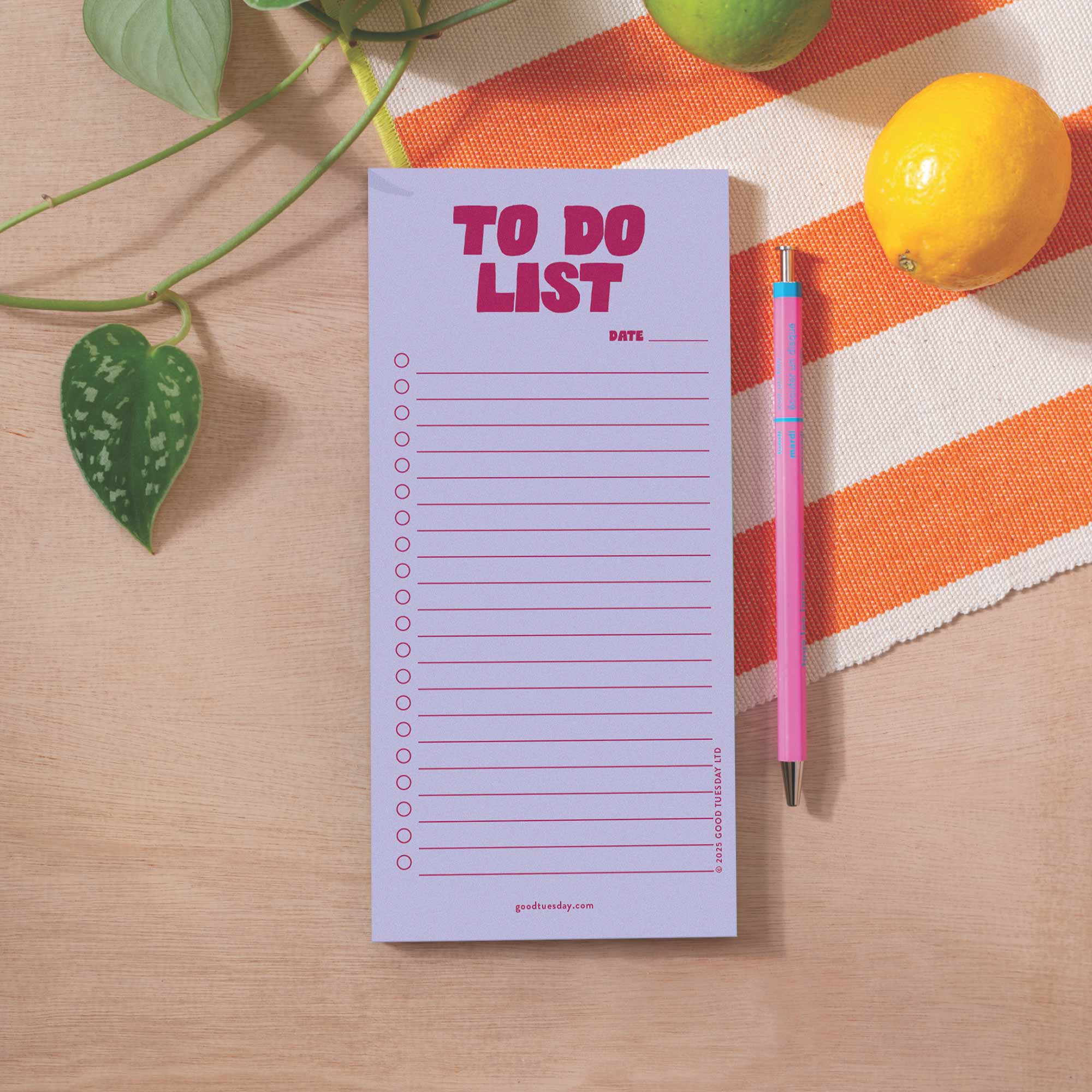 To Do List Pad | Lilac & Plum