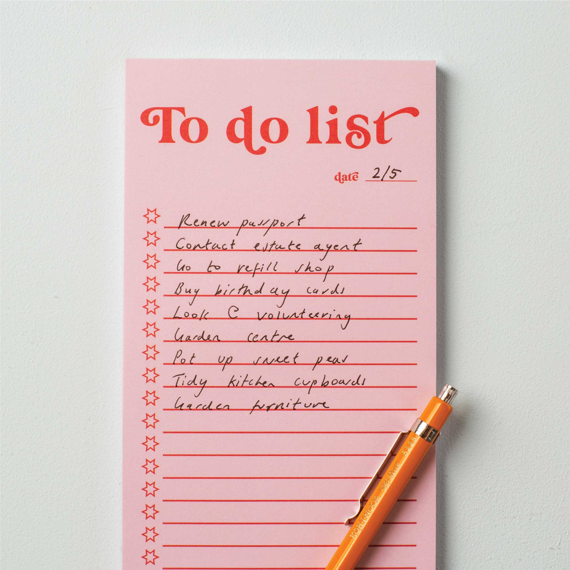 To Do List Pad | Pink & Red - Image 4