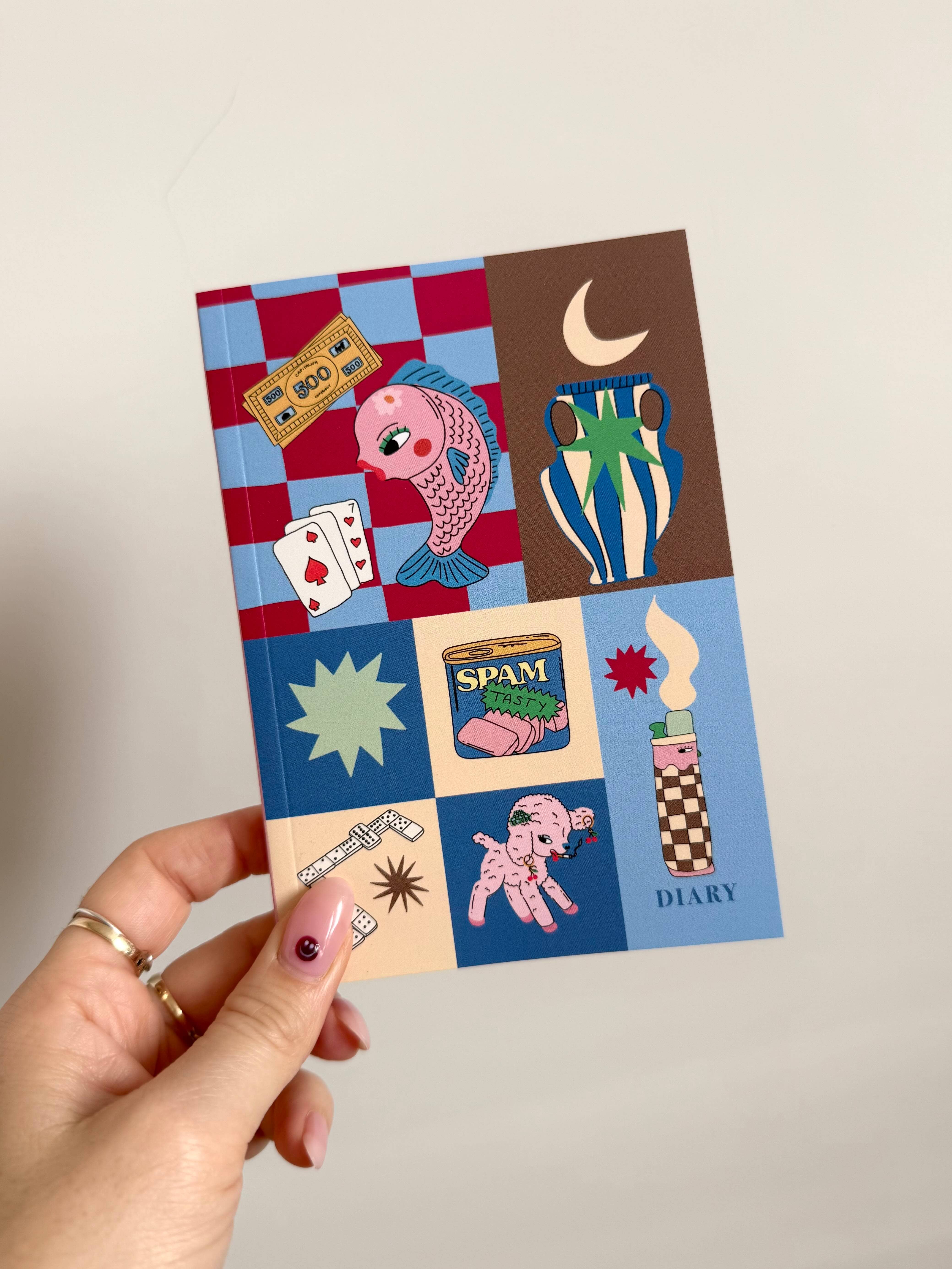 Undated Pocket Diary 2025/2026 | Mini A6 Daily Planner - Image 5