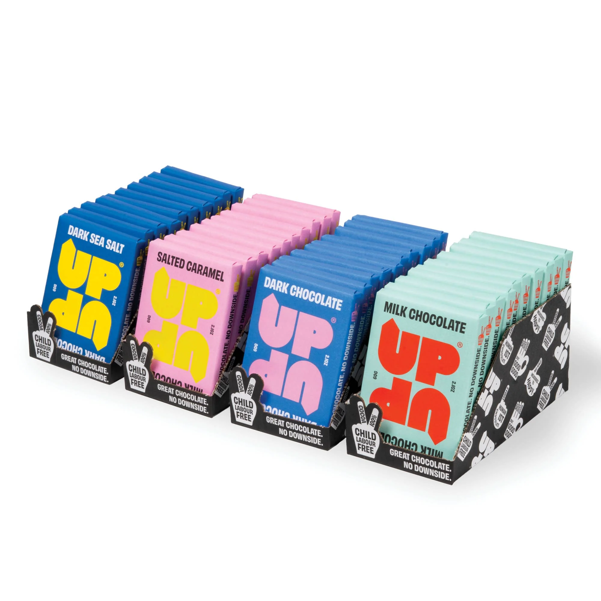 UP-UP Milk Chocolate Bar 60g | Ethical | High ROS - Image 2