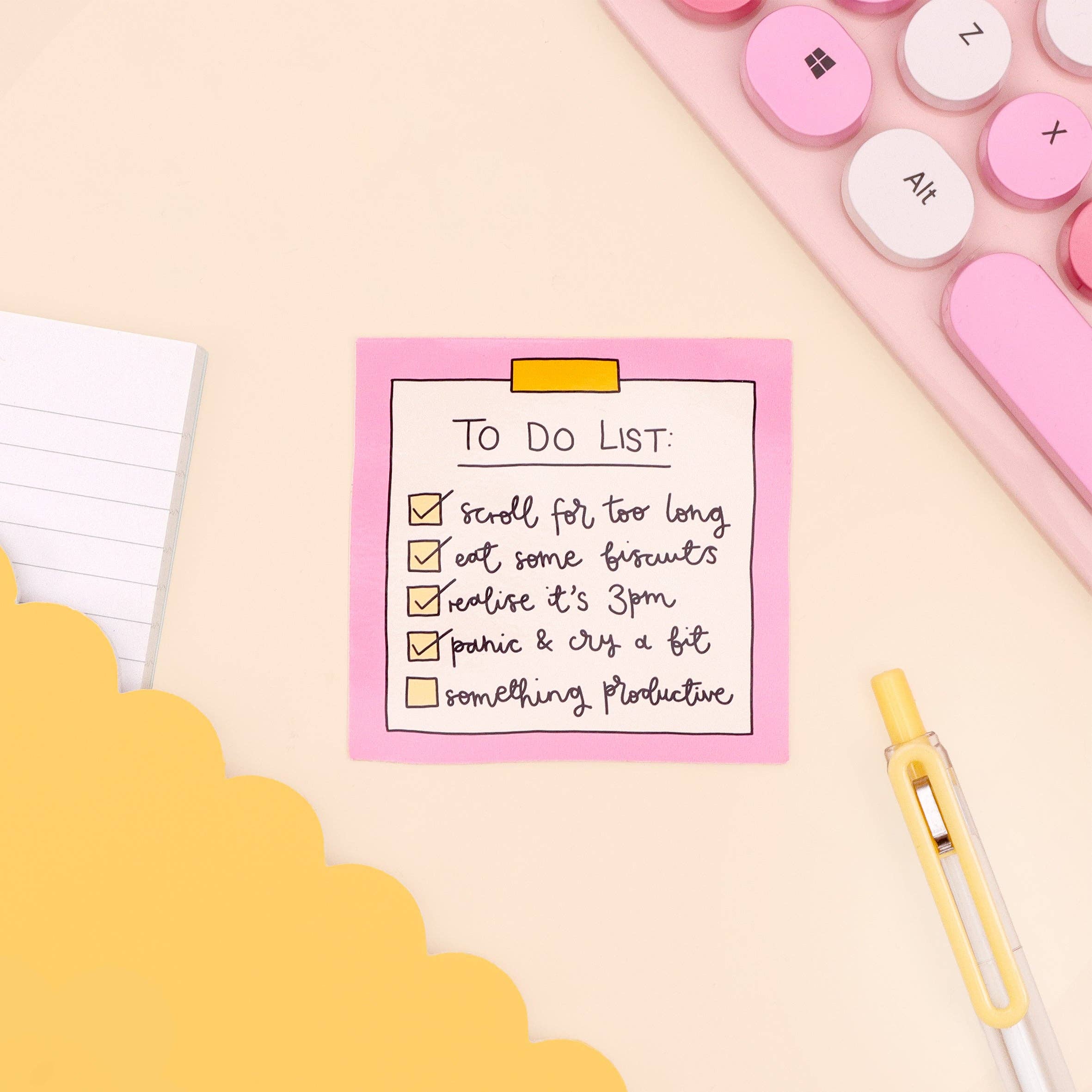 Vinyl sticker - to do list