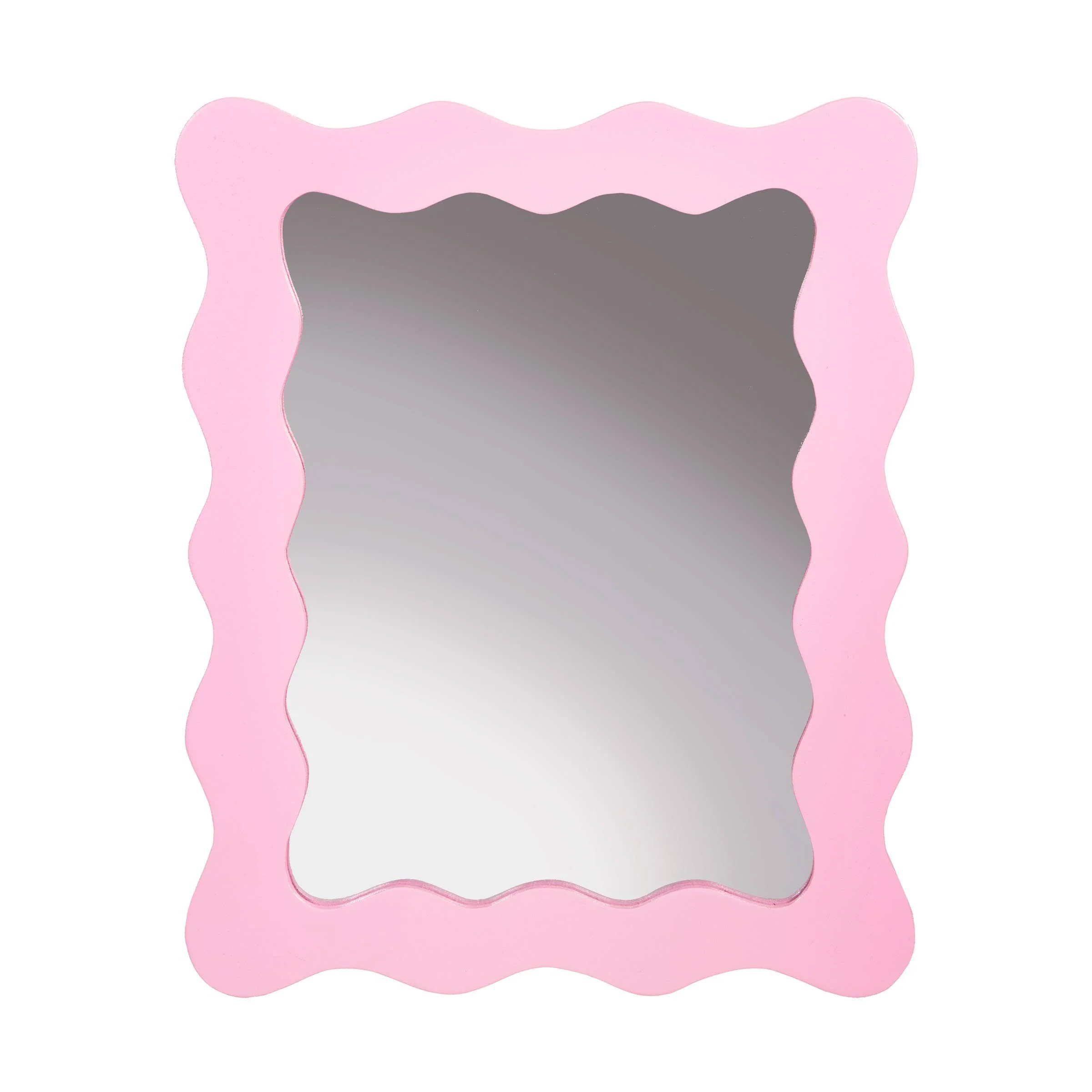 Wiggle Border Mirror Pink - Image 2