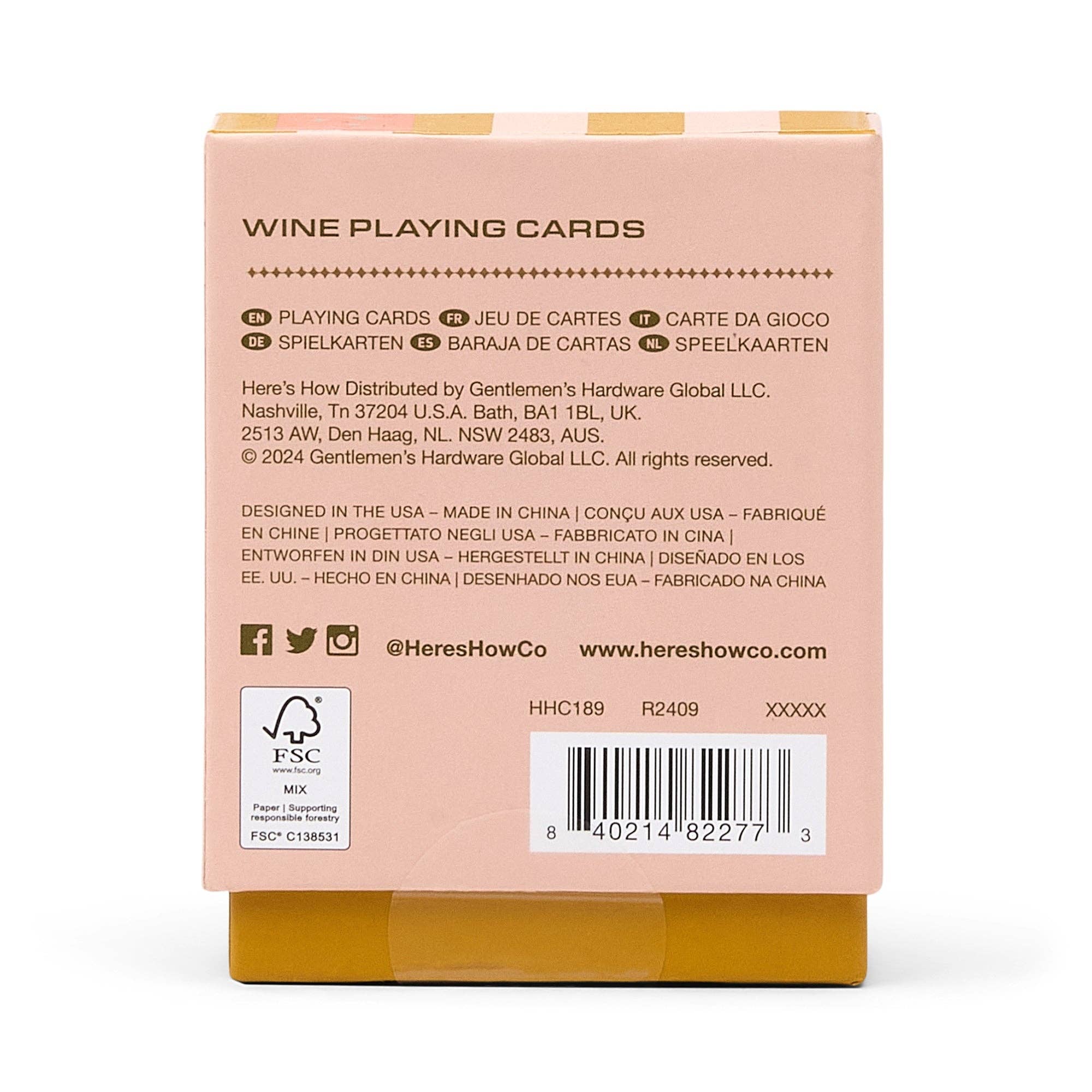Wine Playing Cards - Image 3