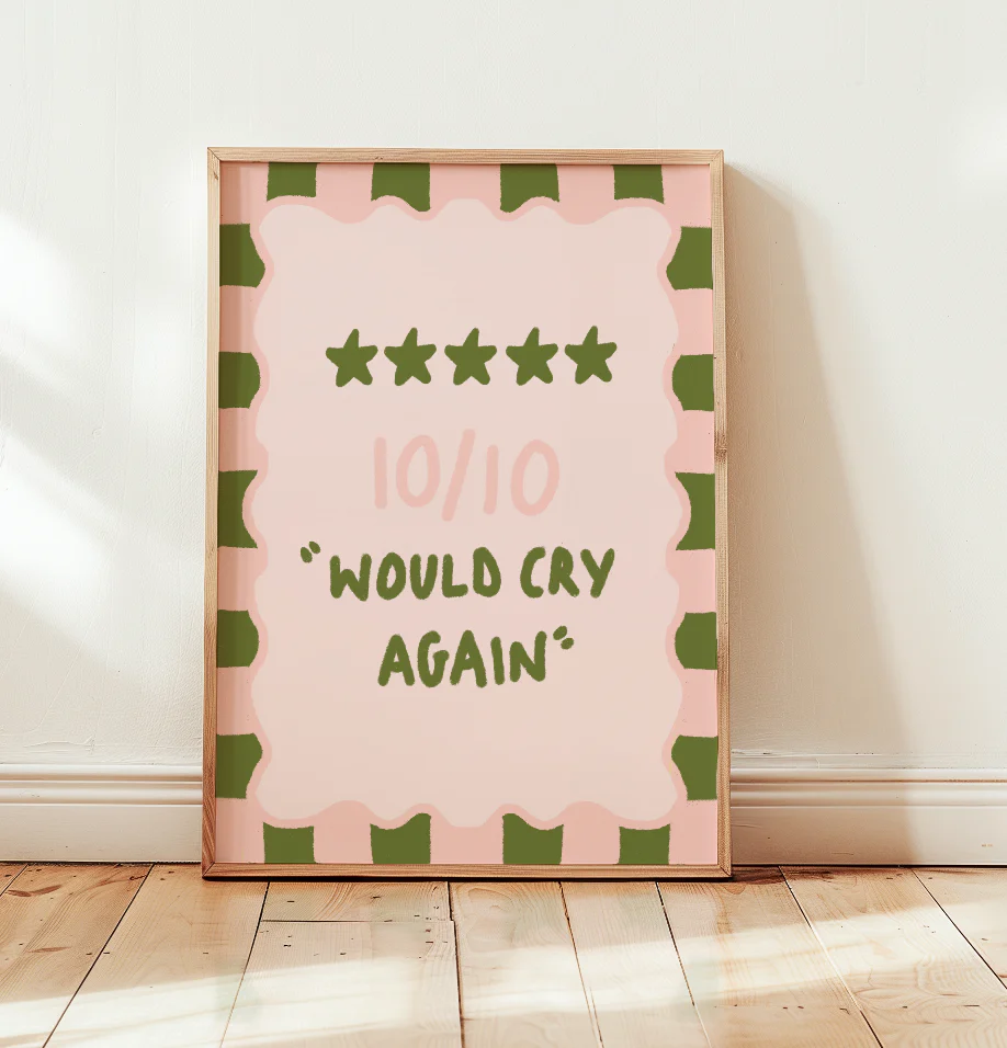 Would Cry Again Art Print