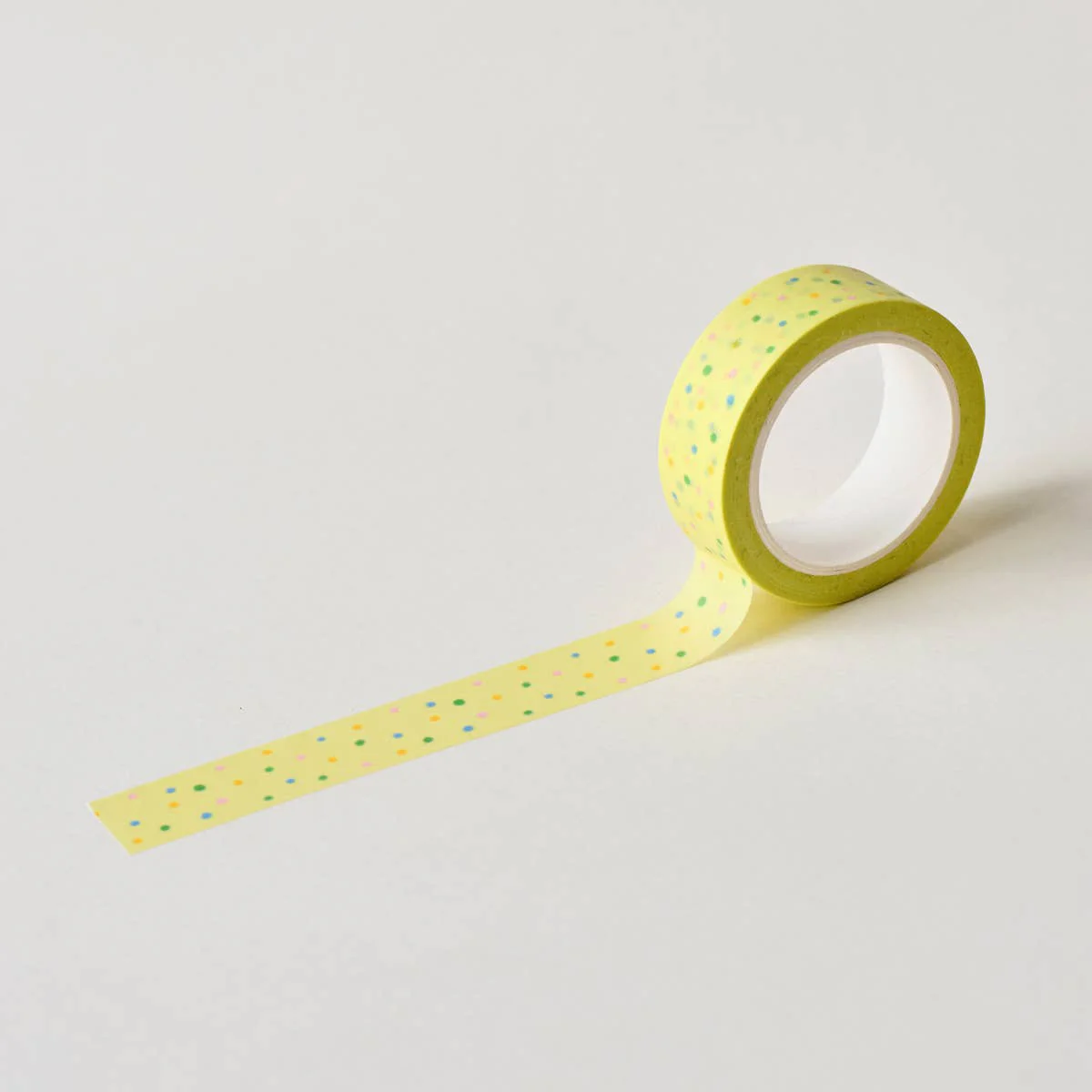 Yellow Polka Dots Washi Tape - Image 4